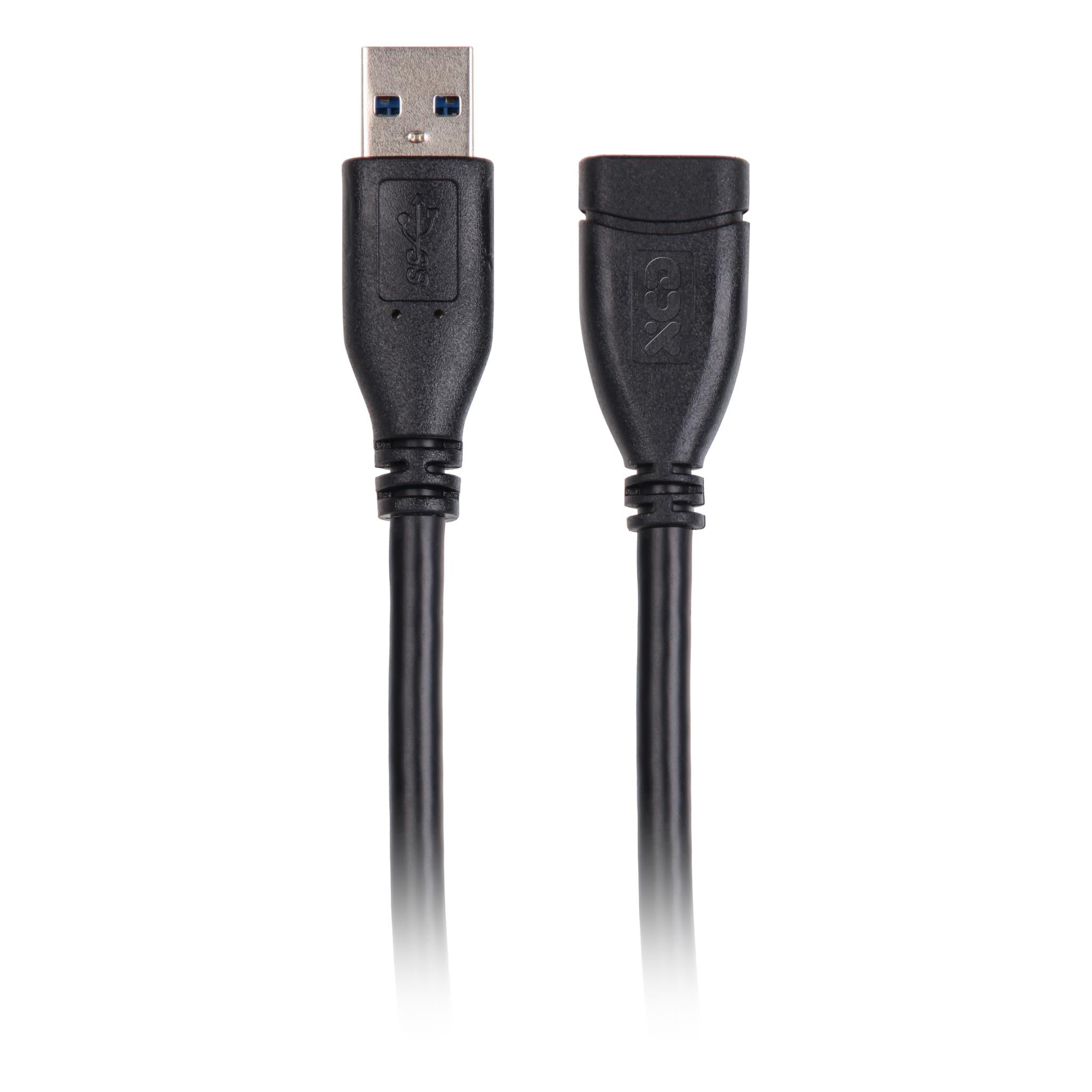 xcd usb a male to usb female extension cable (2m)