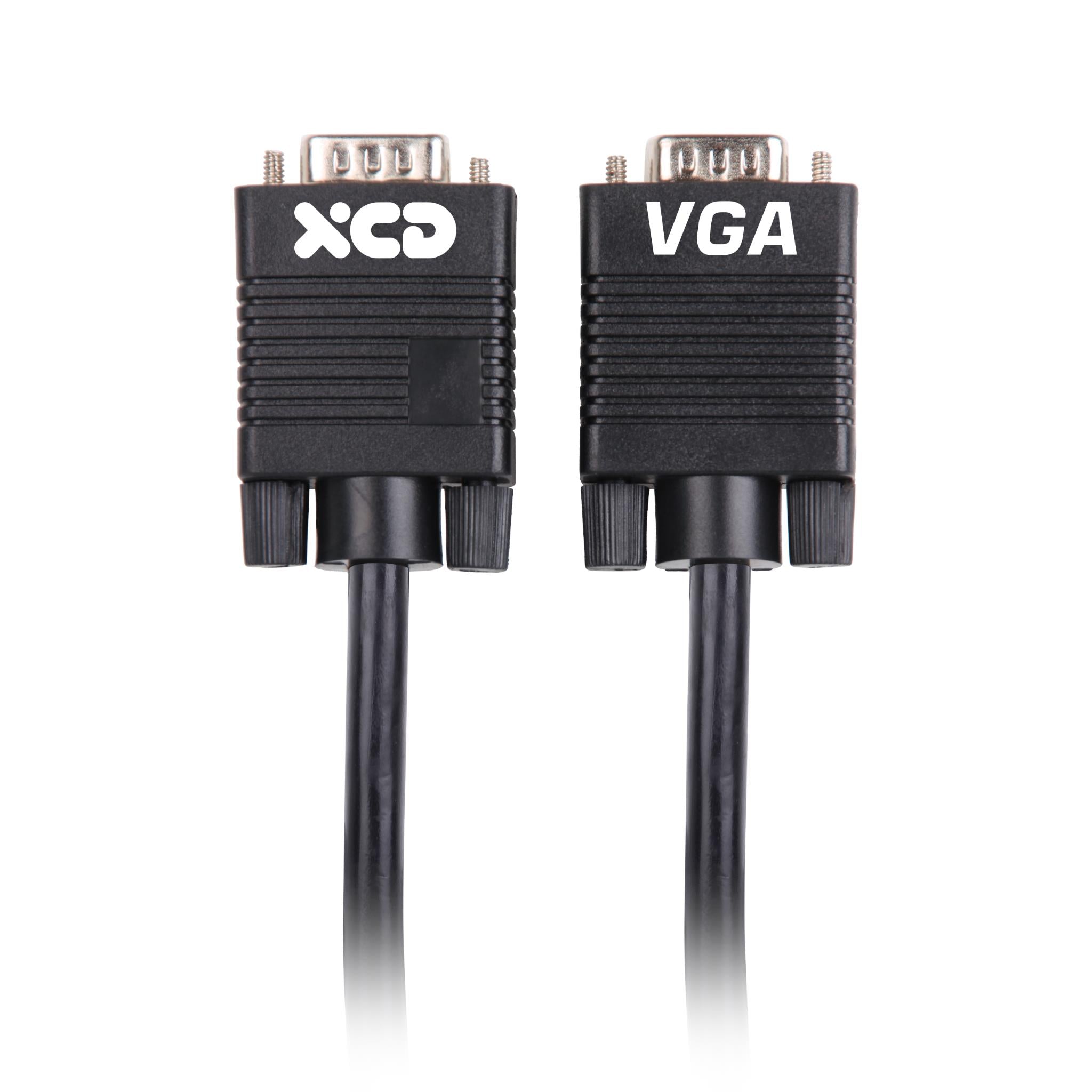 xcd vga male to vga male cable (2m)