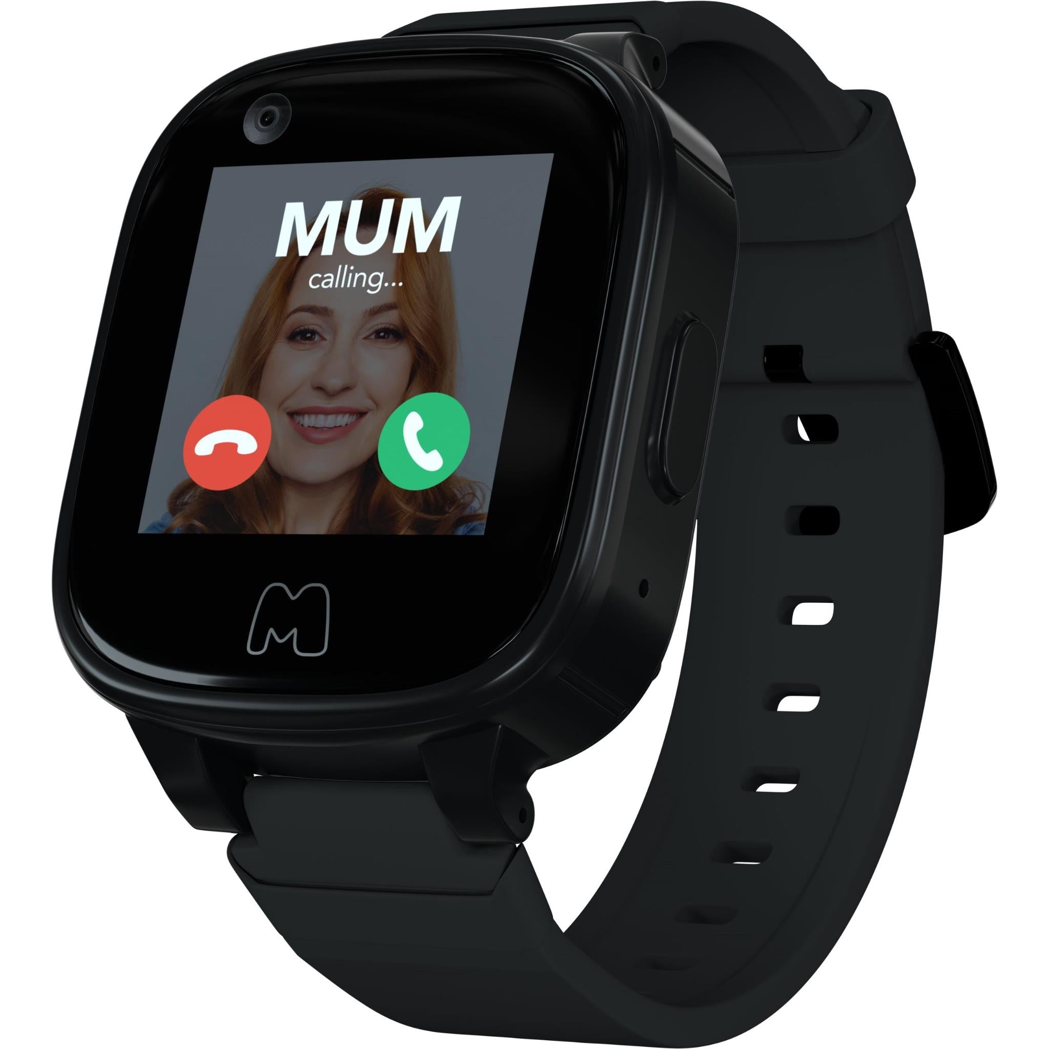 moochies connect 4g smartwatch (black)