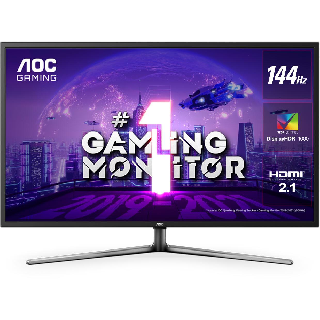 aoc g4309vx 43" 4k uhd 144hz gaming monitor