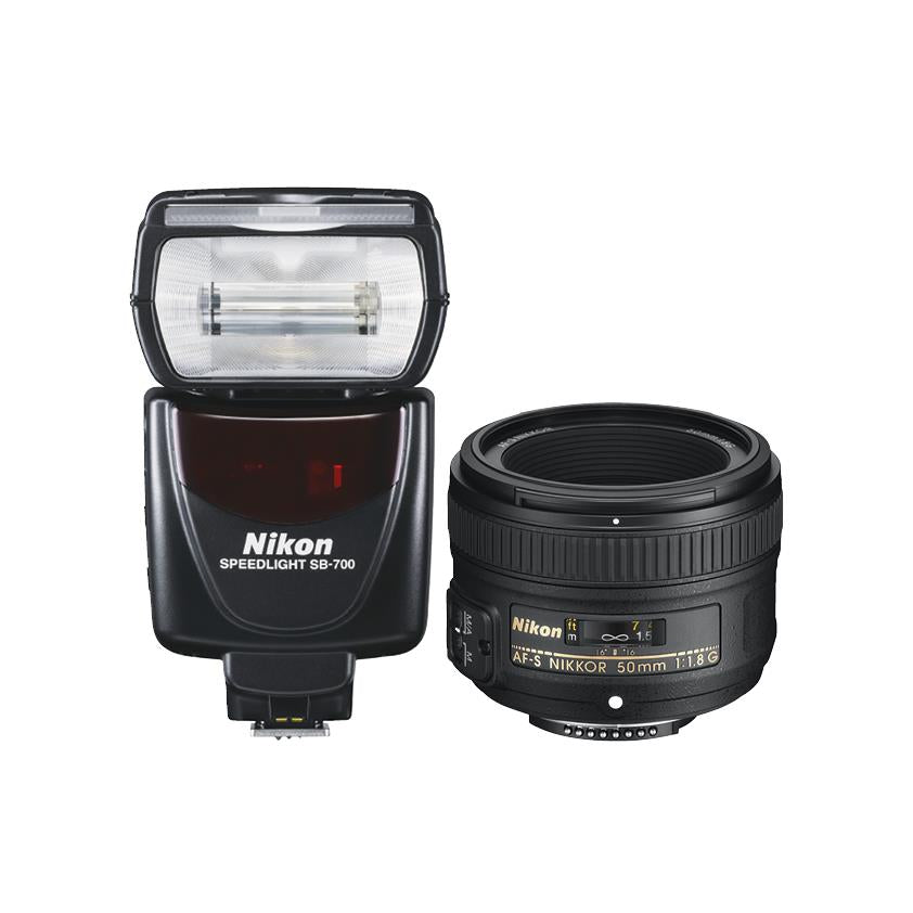 nikon portrait fx kit with af-s 50mm f1.8g + sb700 flash