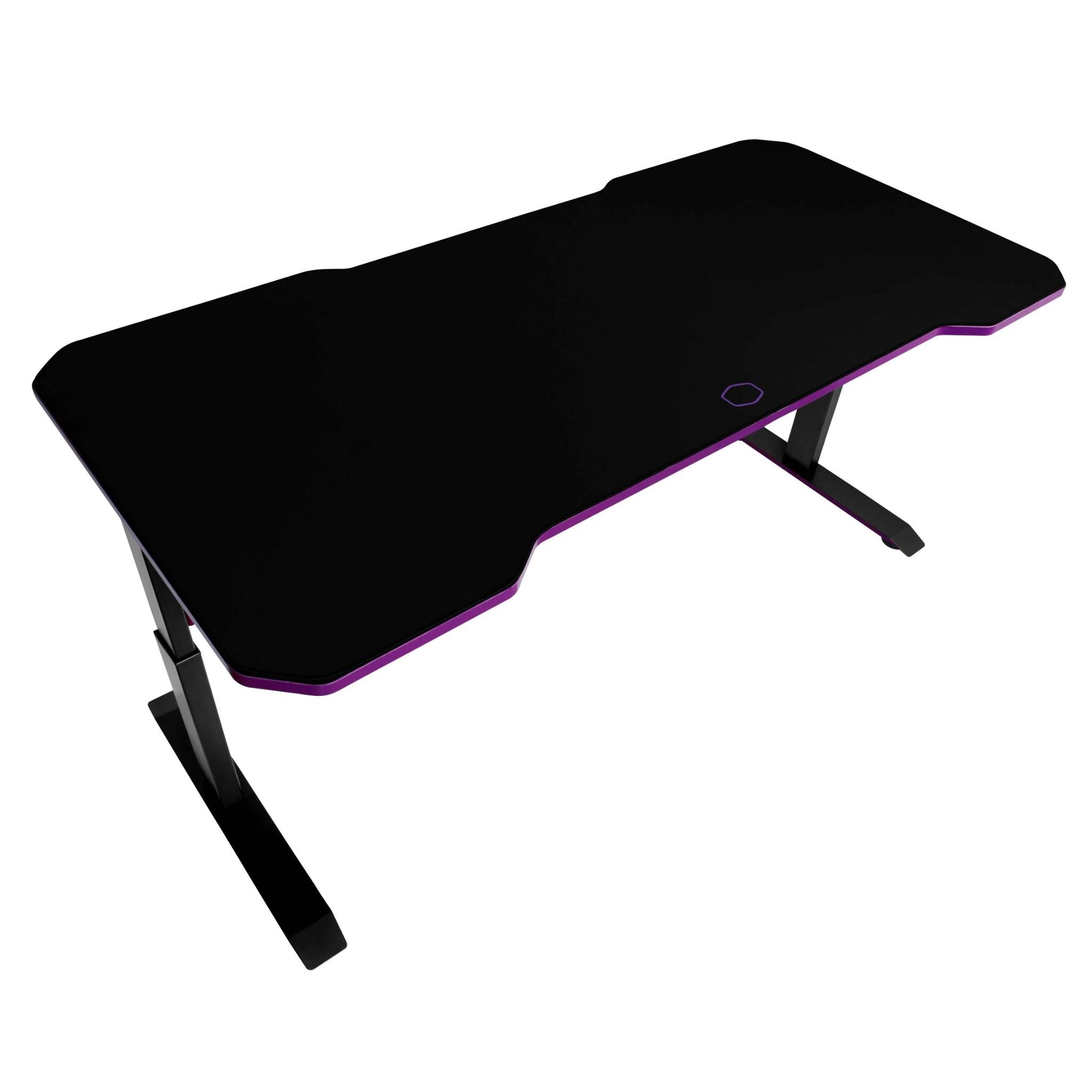 cooler mastergd160 gaming table/desk black / purple