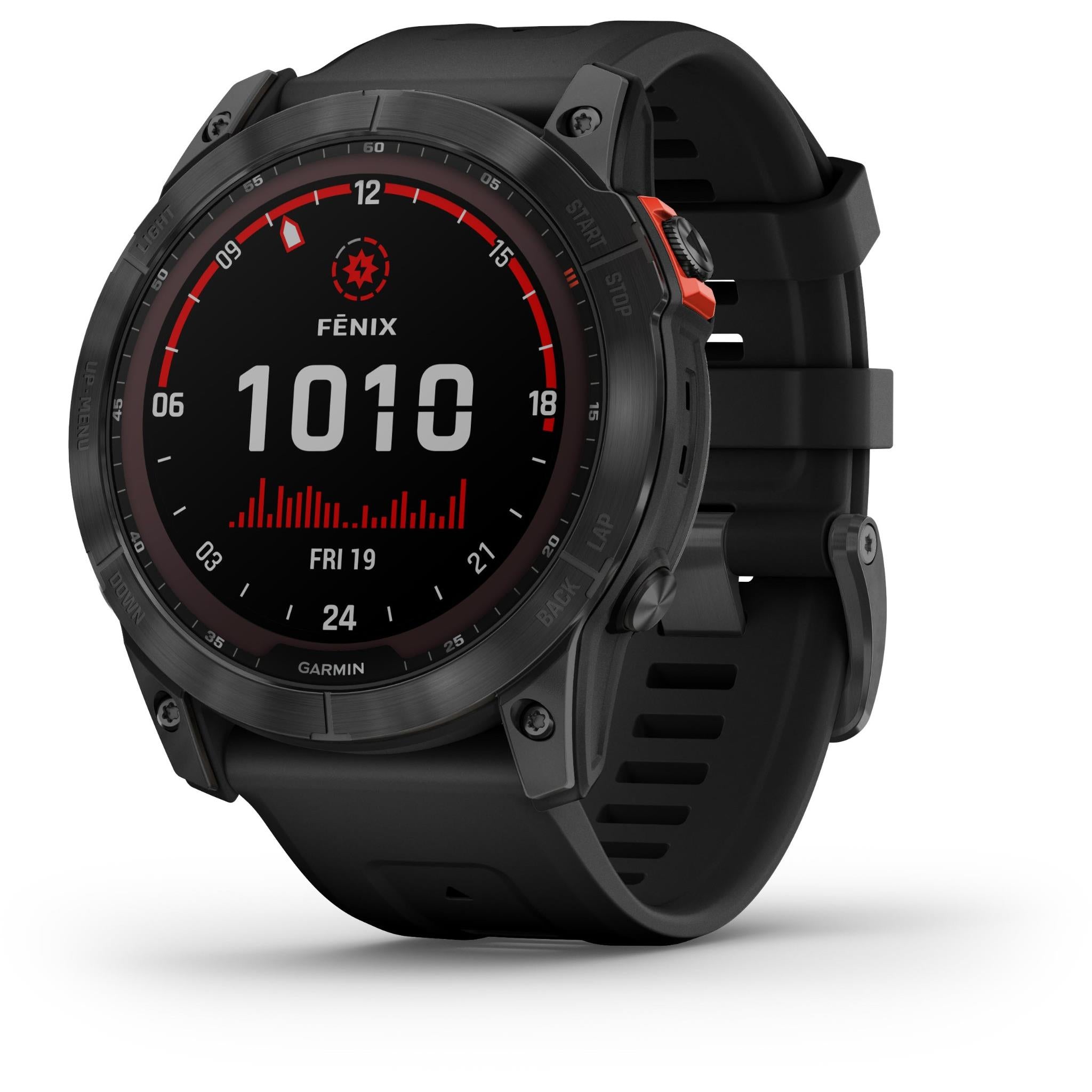 garmin fenix® 7x solar sports watch (slate grey/black)