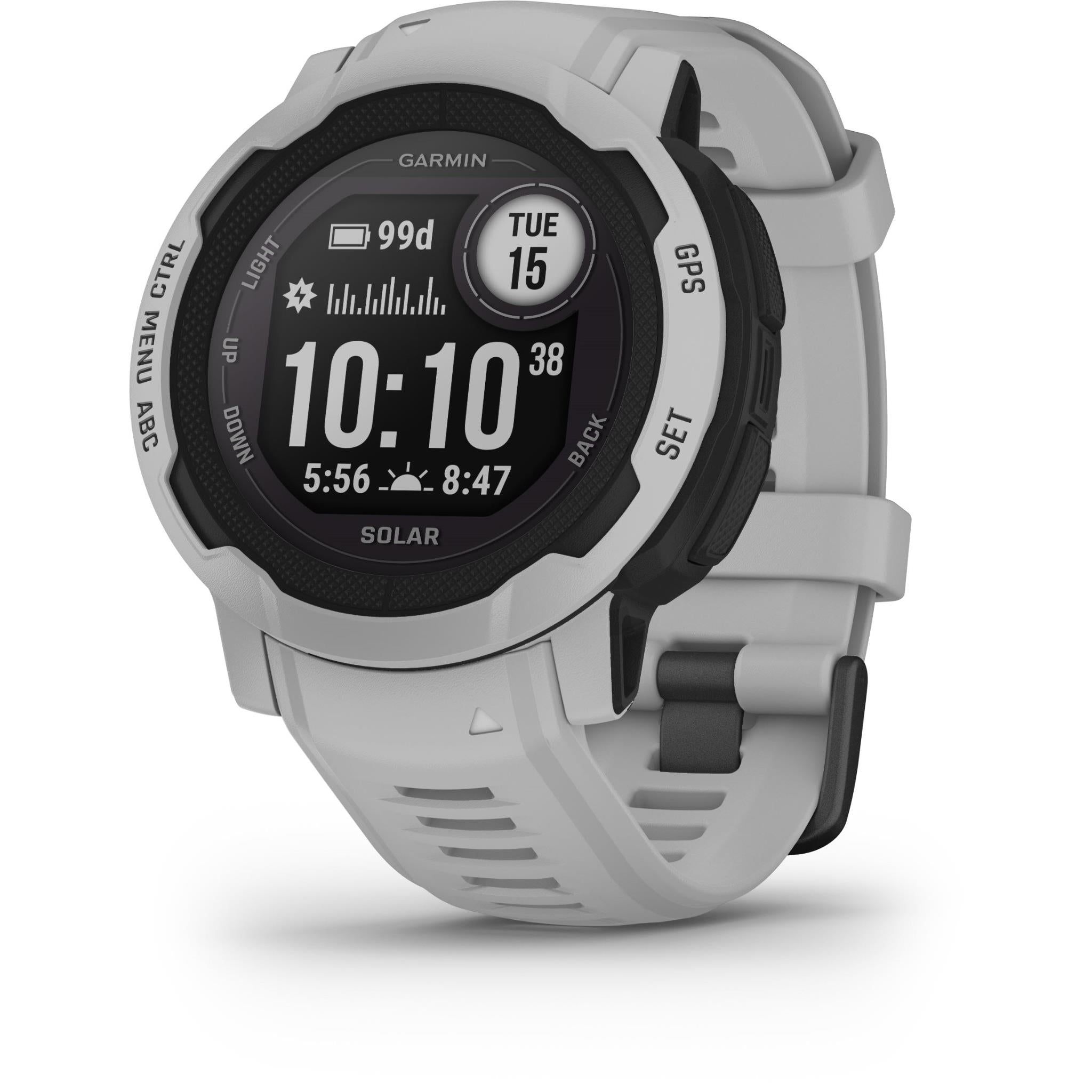 garmin instinct 2 solar sports watch (mist grey)