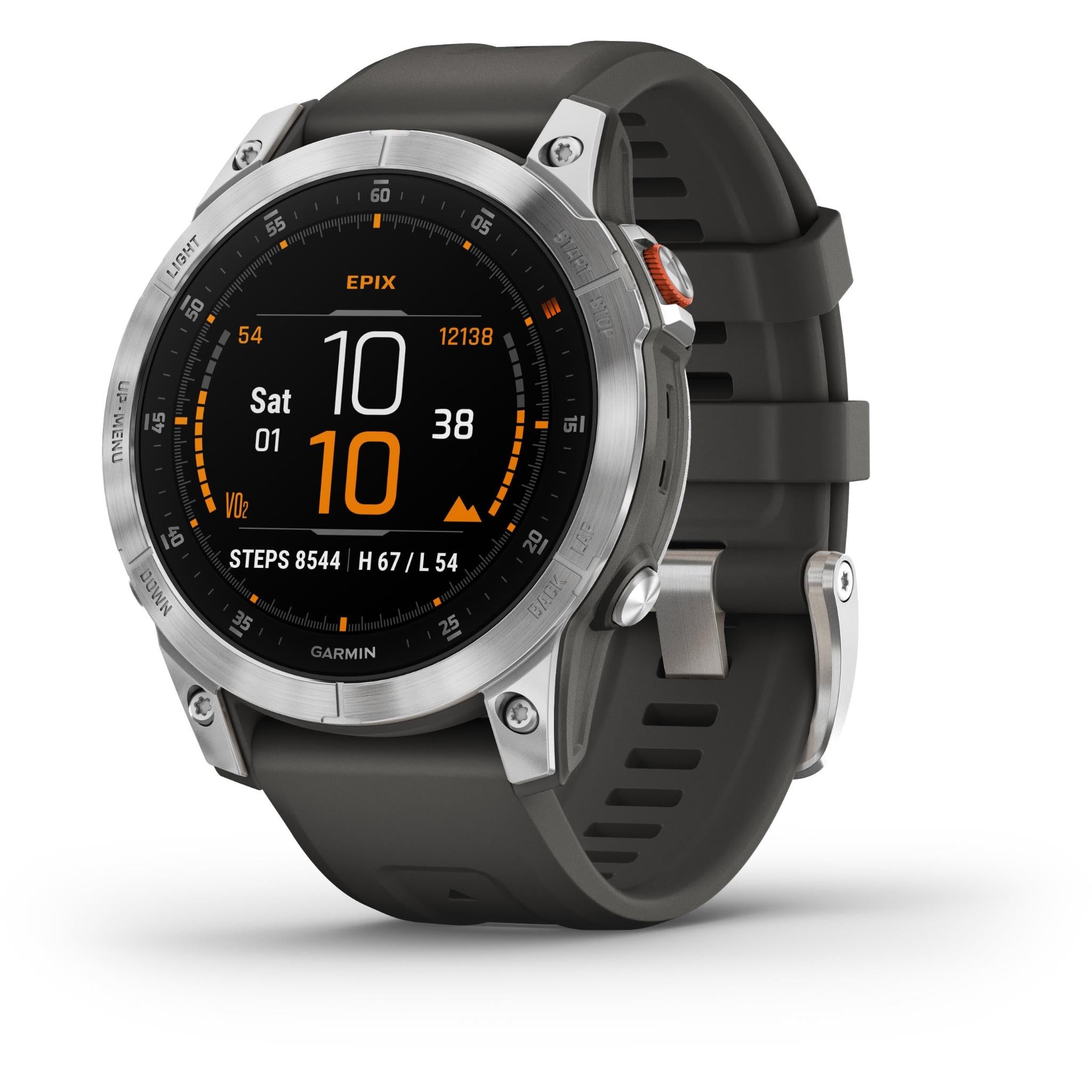 garmin epix™ (gen 2) sports watch (slate steel)