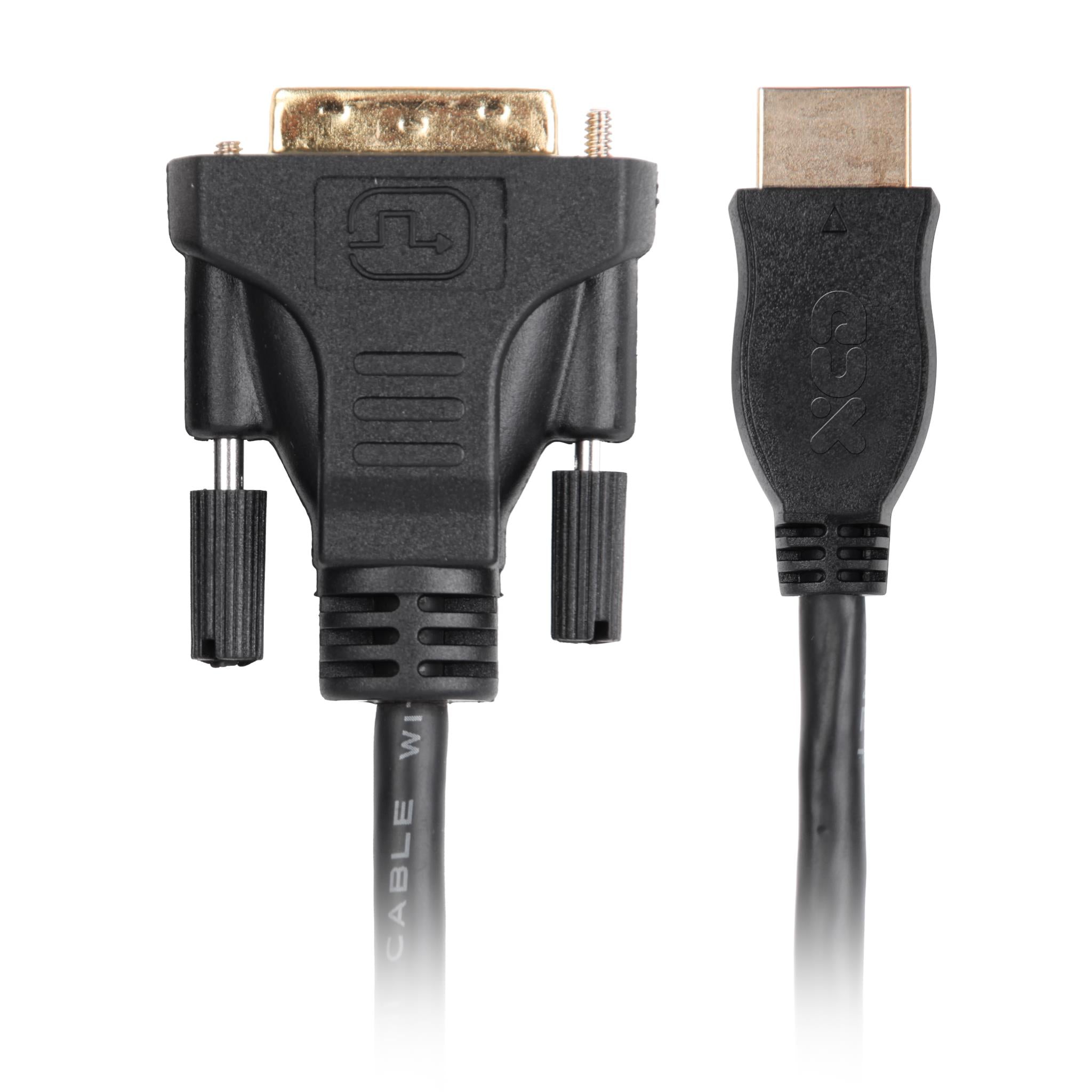 xcd essentials hdmi to dvi adapter cable (1m)