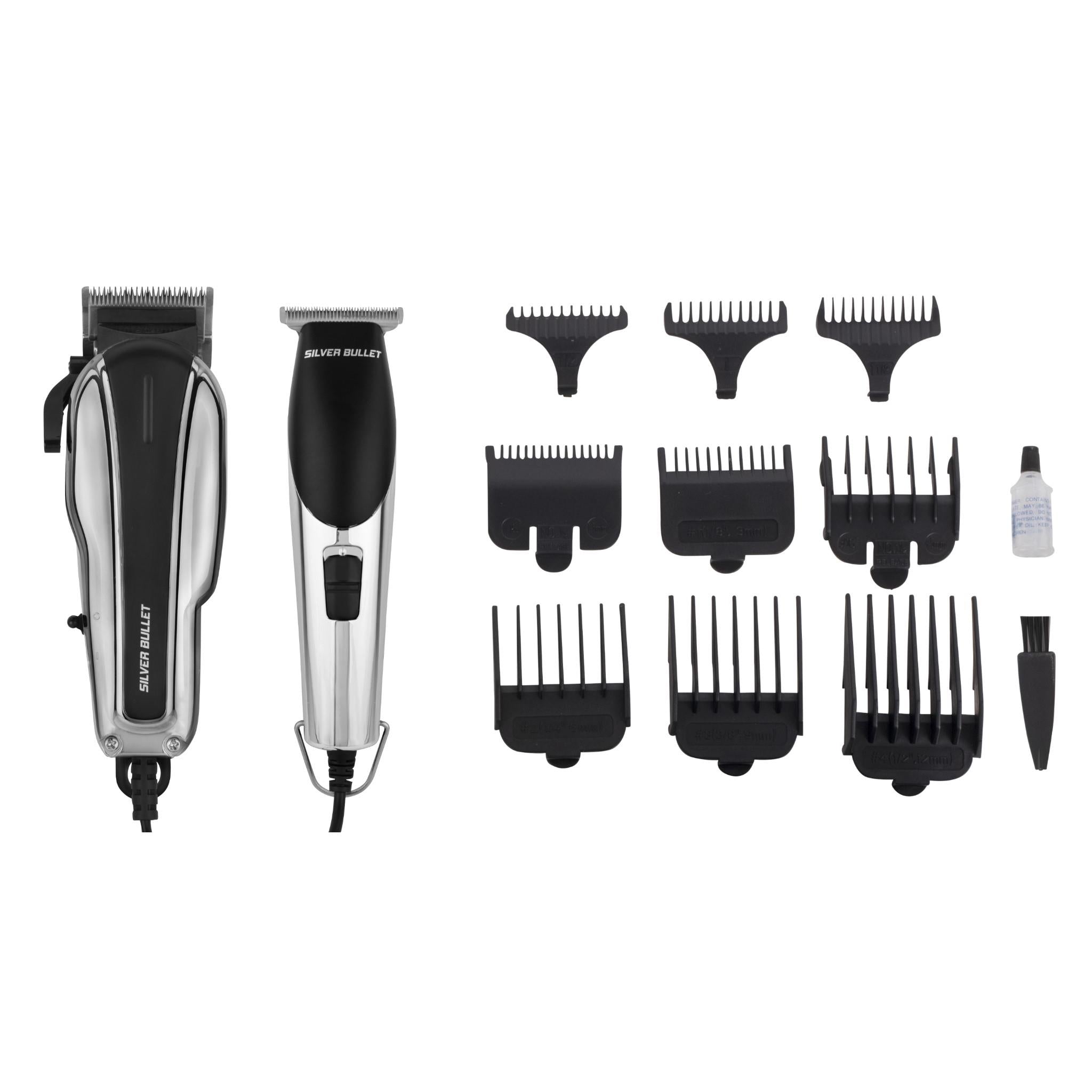 silver bullet dynamic duo clipper & trimmer set