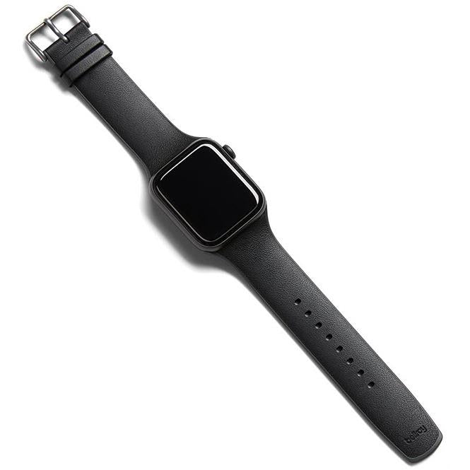 bellroy leather strap for apple watch [42-44mm] (black)