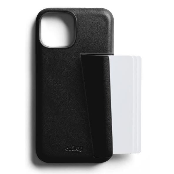bellroy 3 card phone case for iphone 13 mini (black)