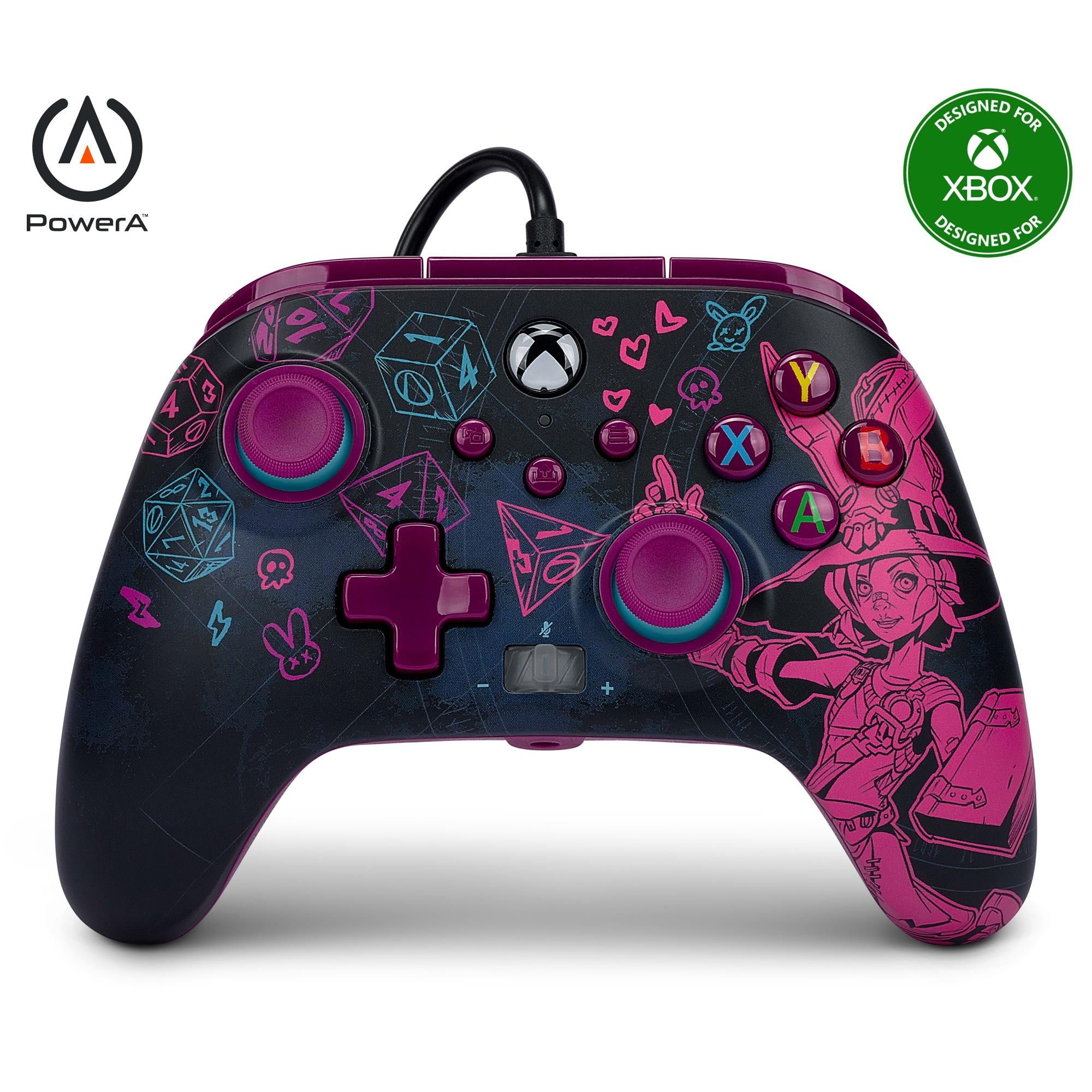 powera enhanced wired controller for xbox series x|s (tiny tina's wonderland)