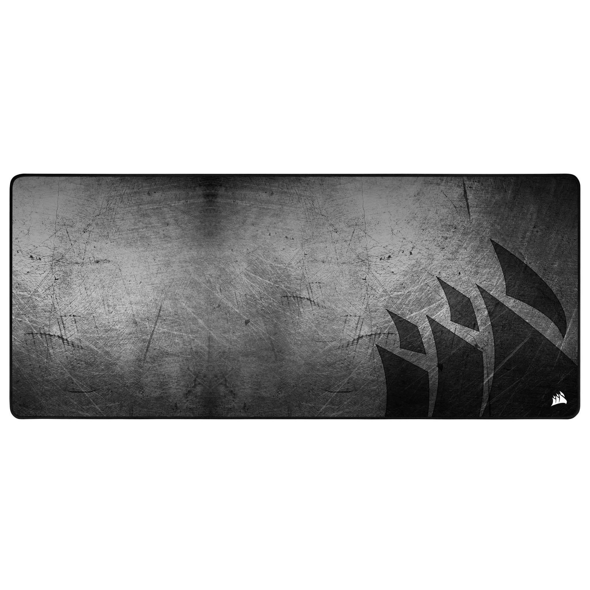corsair mm350 pro premium spill-proof cloth extended gaming mouse pad (black)
