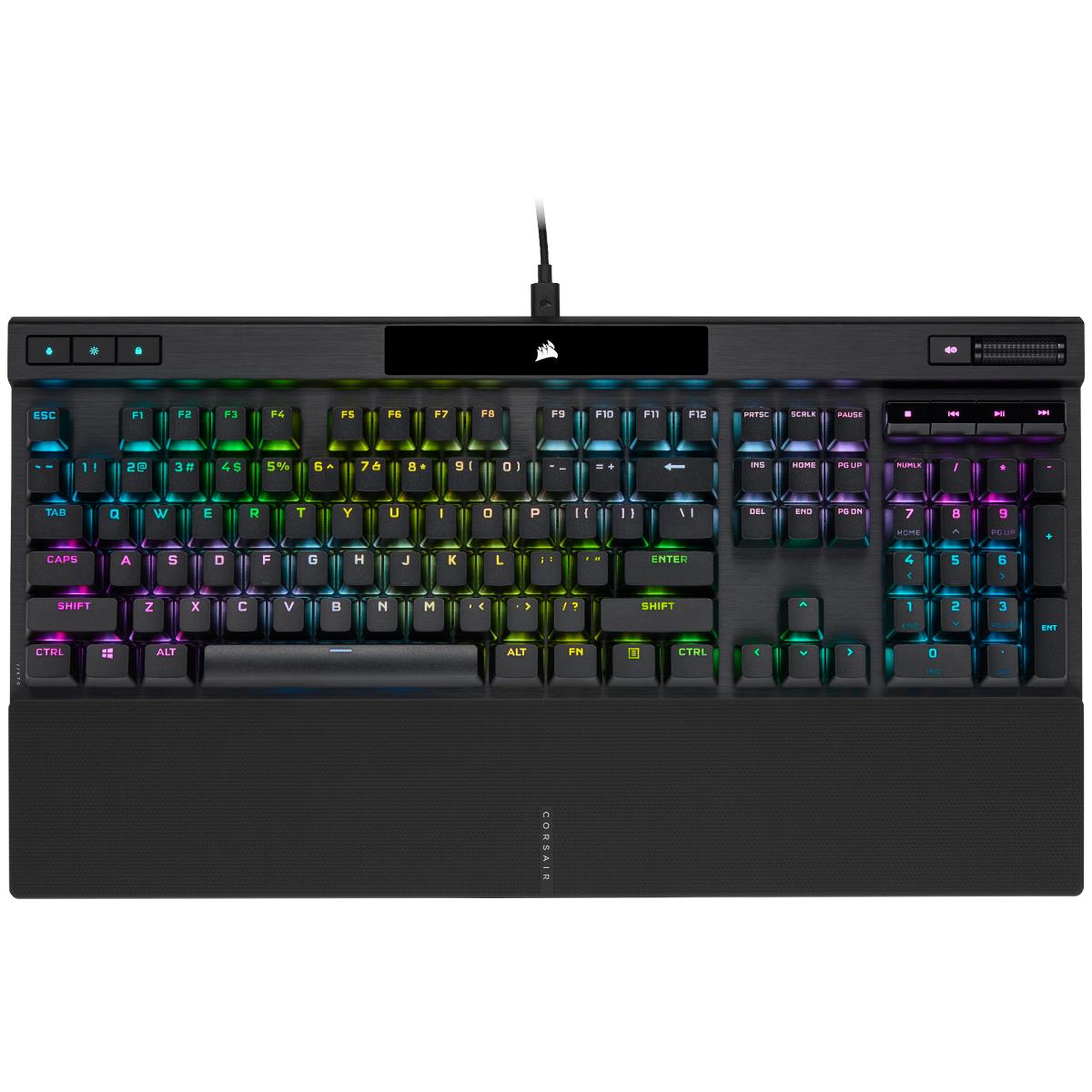 corsair k70 rgb pro mechanical gaming keyboard (cherry mx speed)