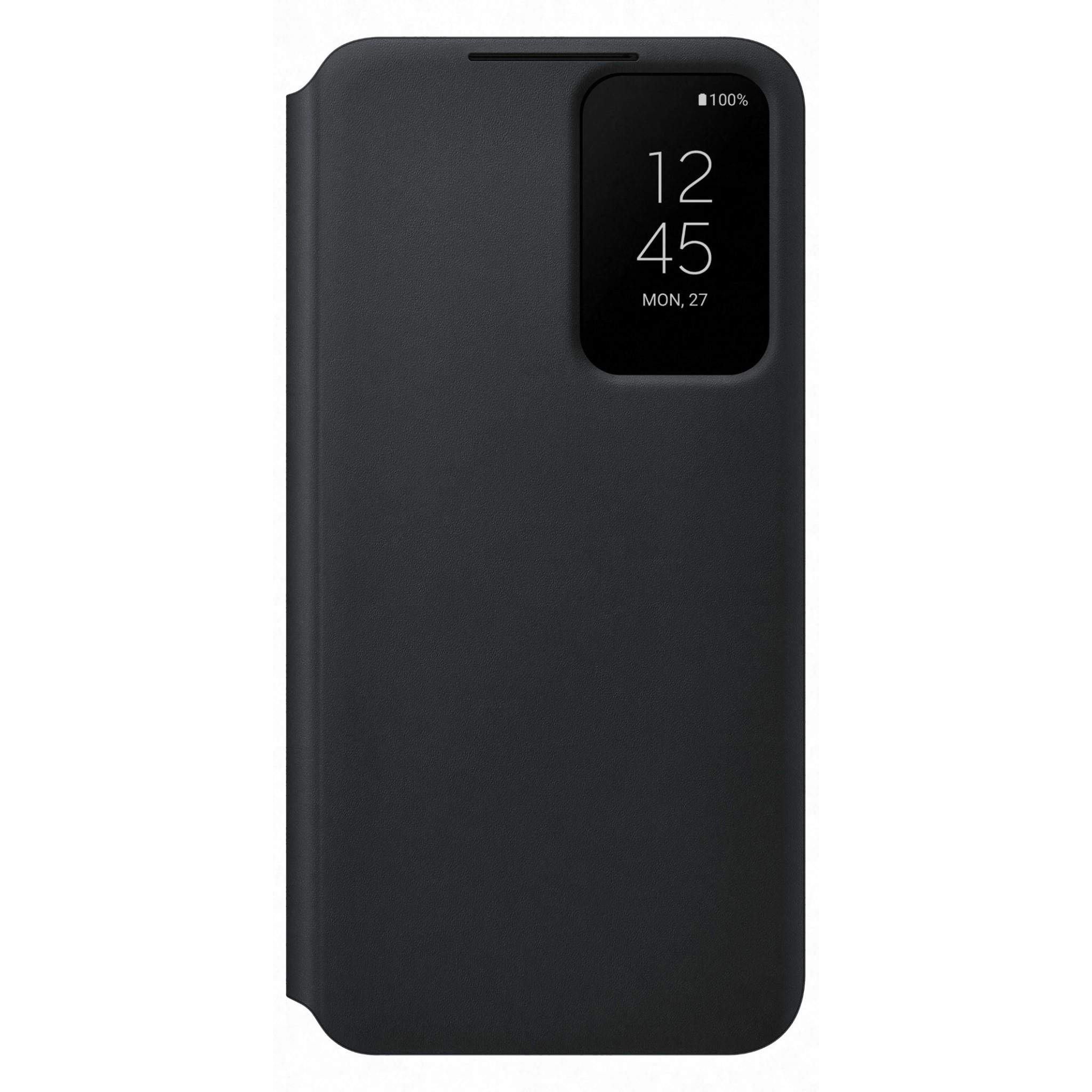 samsung smart clear view cover for galaxy s22 (black)