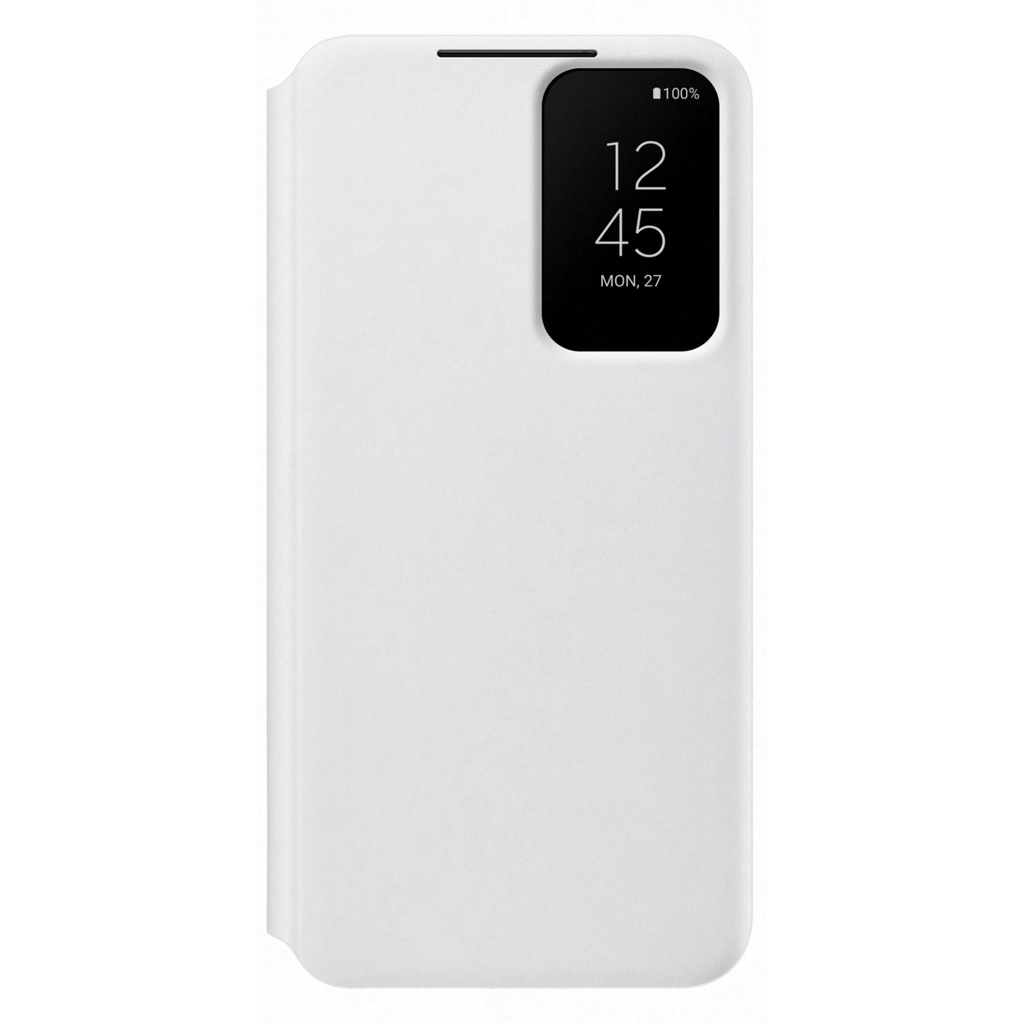 samsung smart clear view cover for galaxy s22 (white)