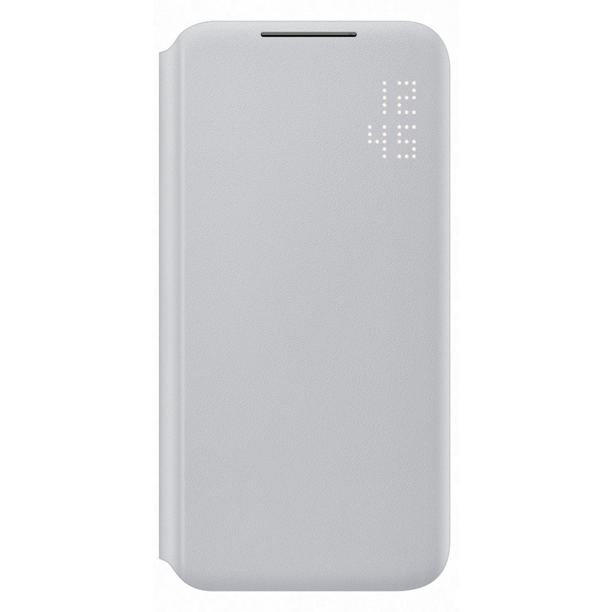 samsung smart led view cover for galaxy s22 (light grey)