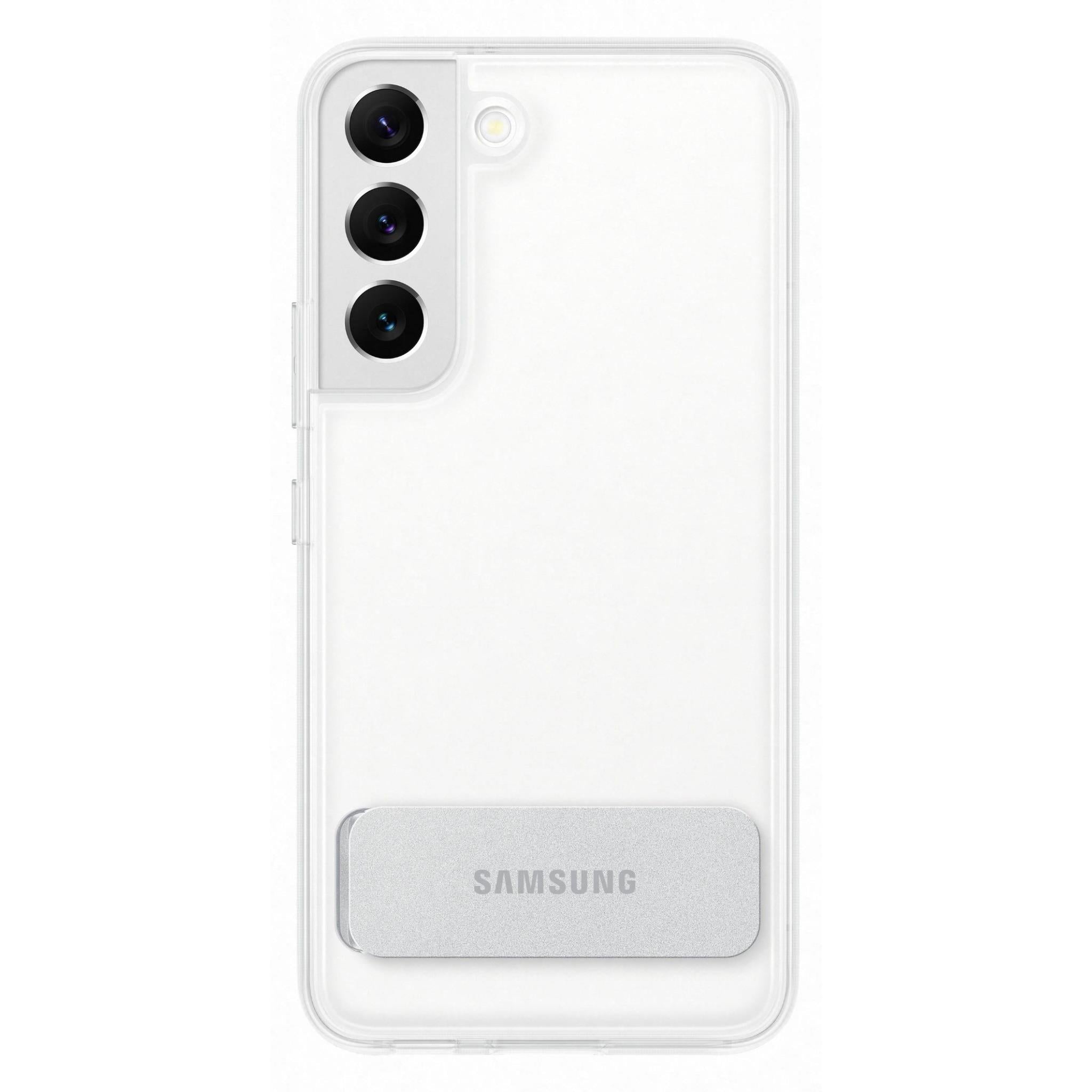 samsung clear standing cover for galaxy s22 (clear)