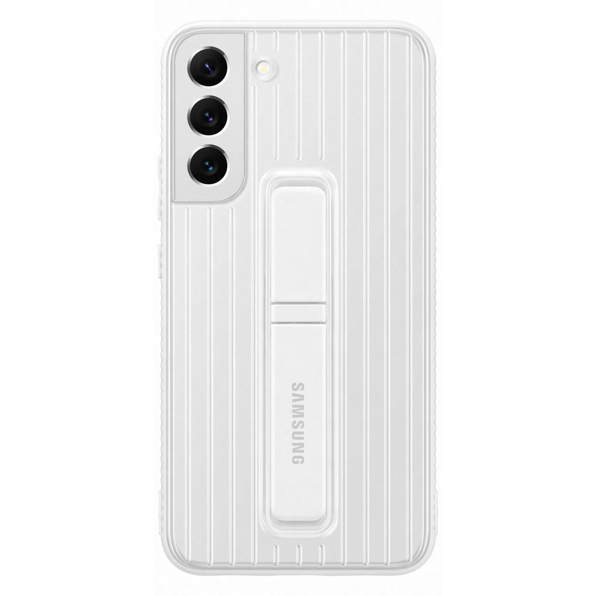 samsung protective standing cover for samsung s22+ (white)