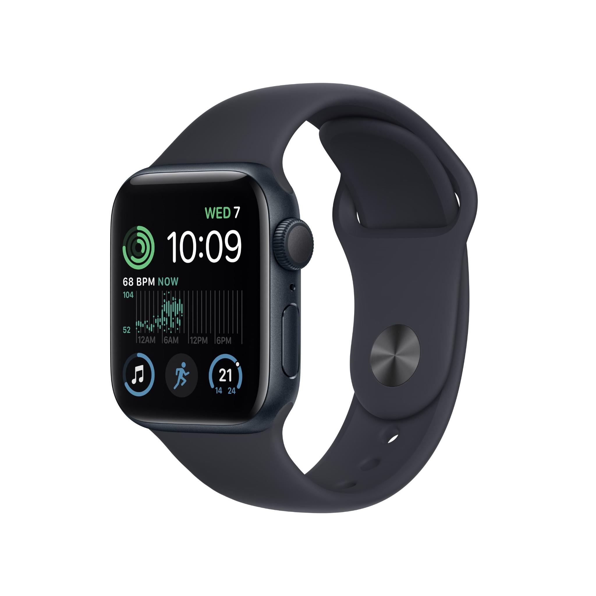 apple watch se 40mm midnight aluminium case gps [2022]