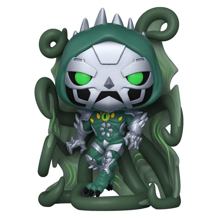 marvel mech strike monster hunters - dr doom pop! vinyl