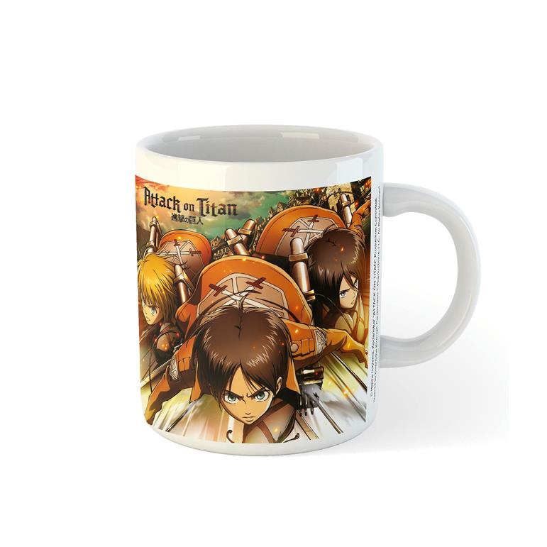 attack on titan - attack mug