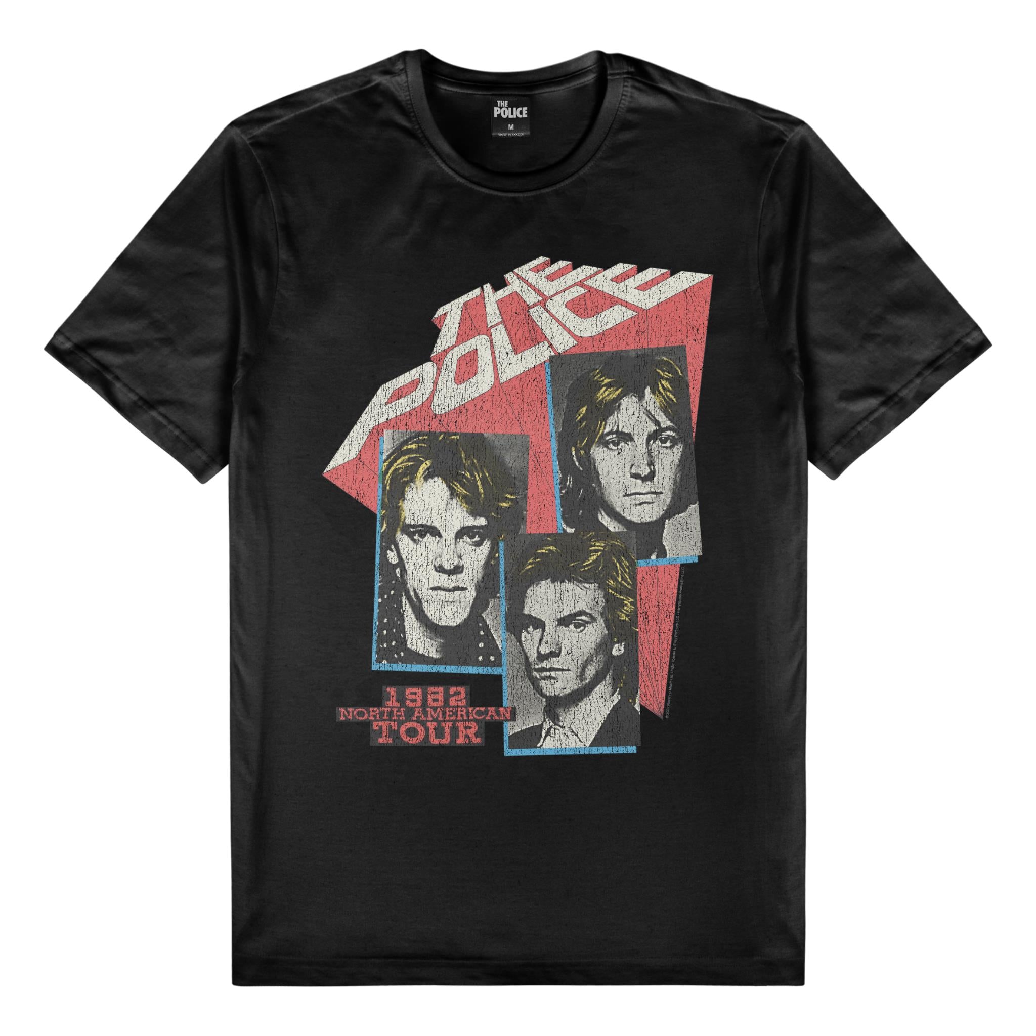 police, the - 1982 tour t-shirt