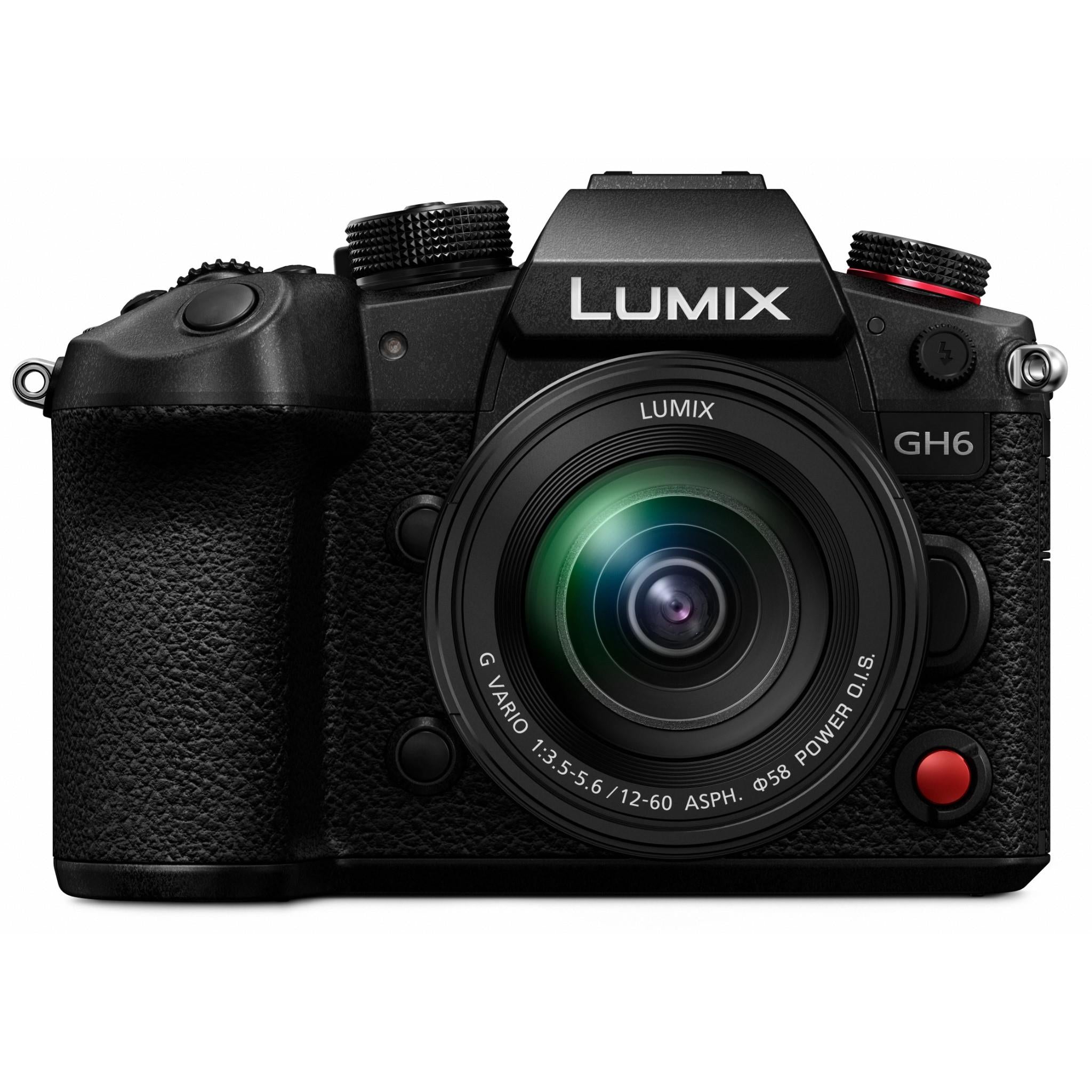 panasonic lumix gh6 mirrorless camera with 16-60mm lumix g lens