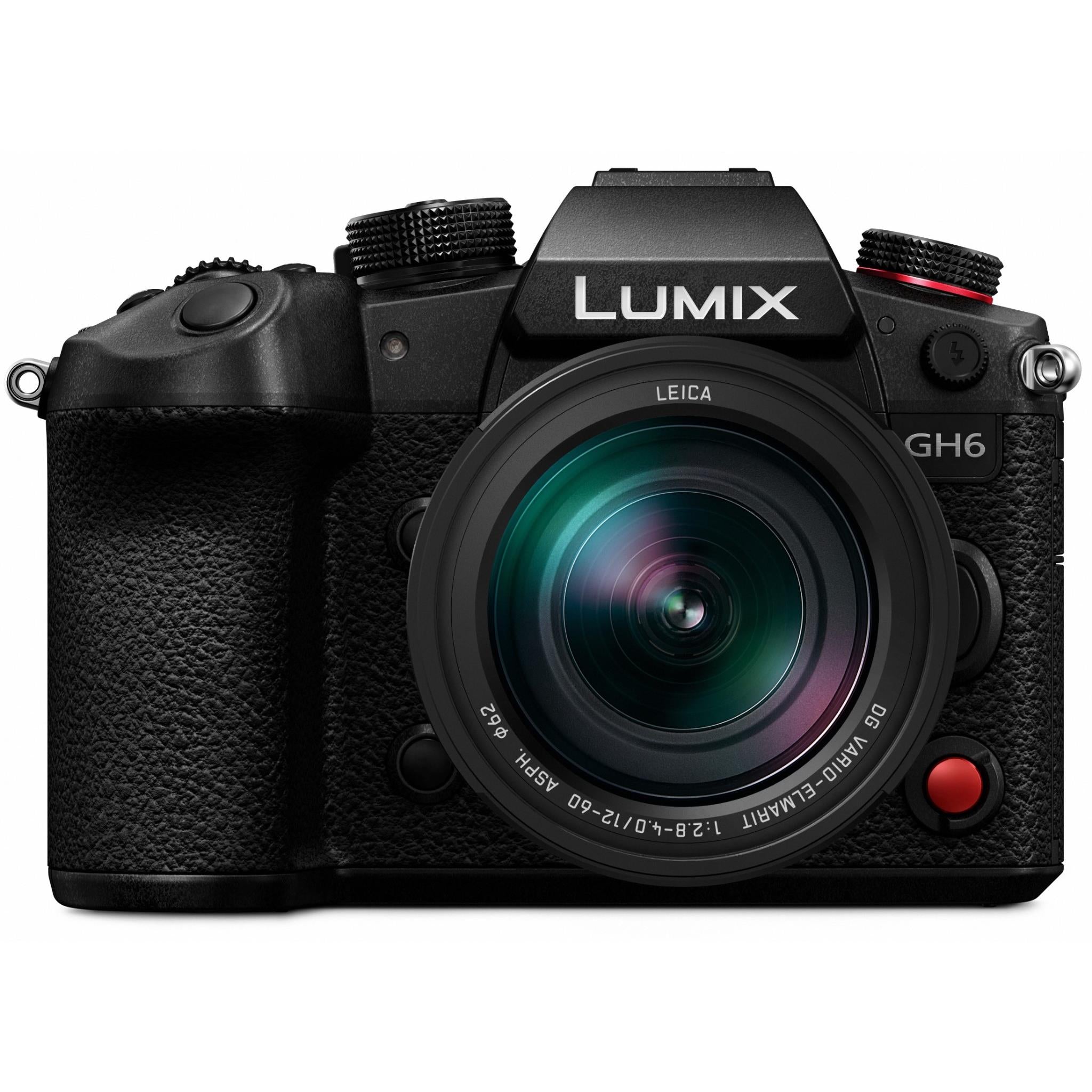 panasonic lumix gh6 mirrorless camera with 13-60mm leica dg lens