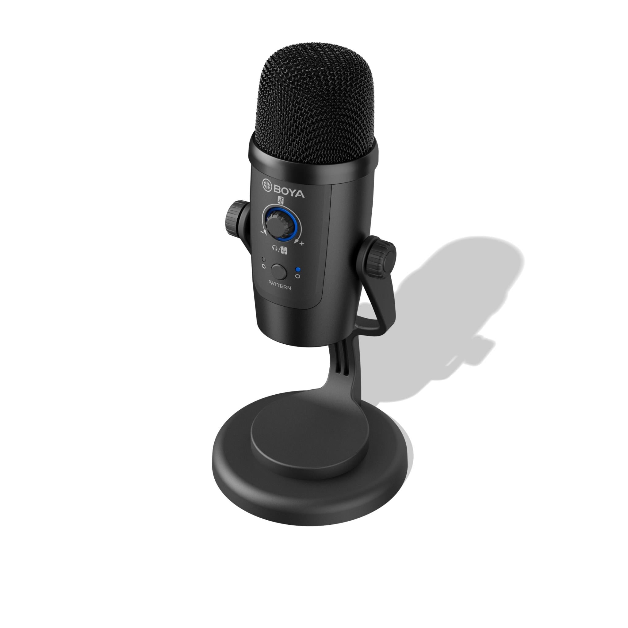 boya by-pm500w dual function wired/wireless table microphone