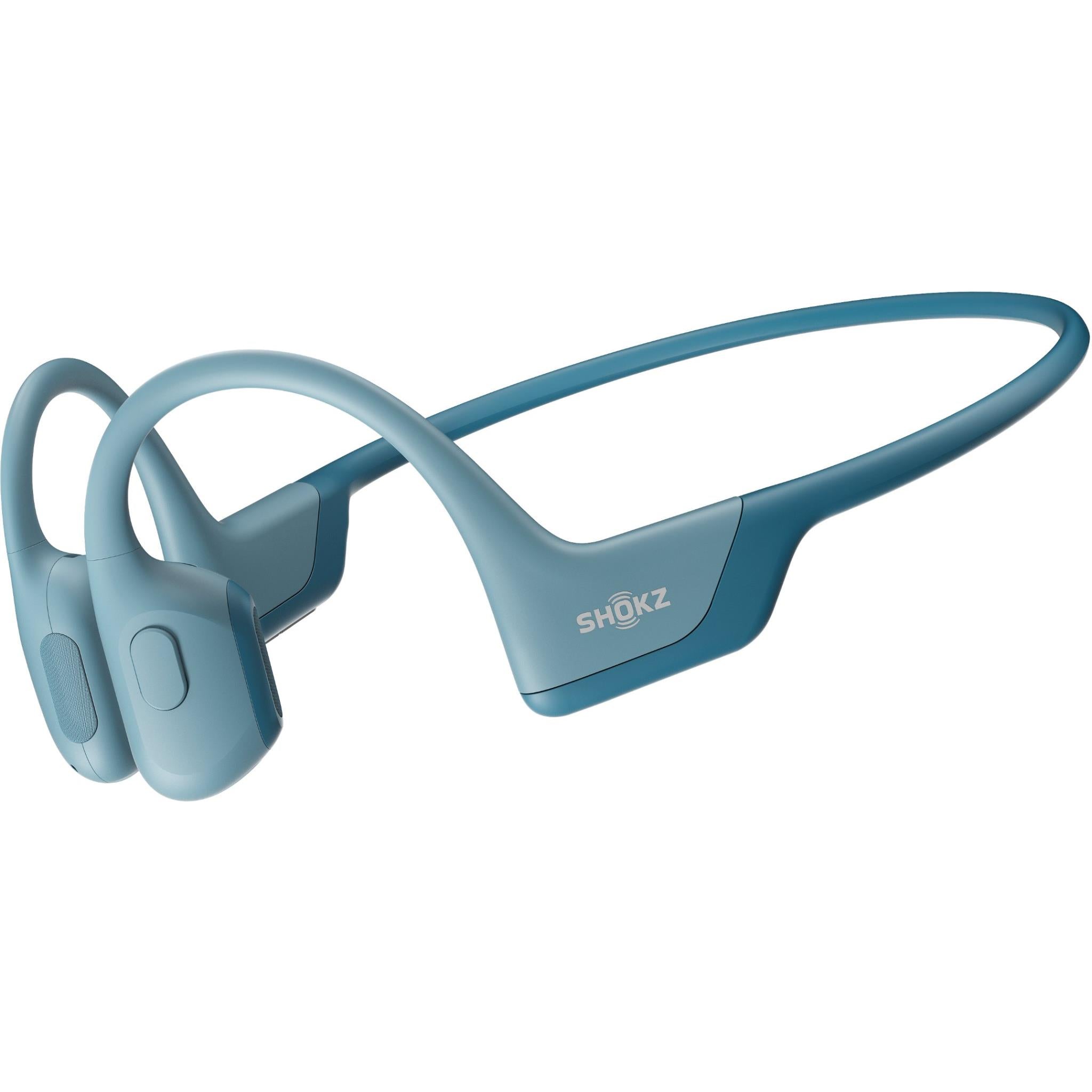 shokz openrun pro wireless open-ear headphones (blue)