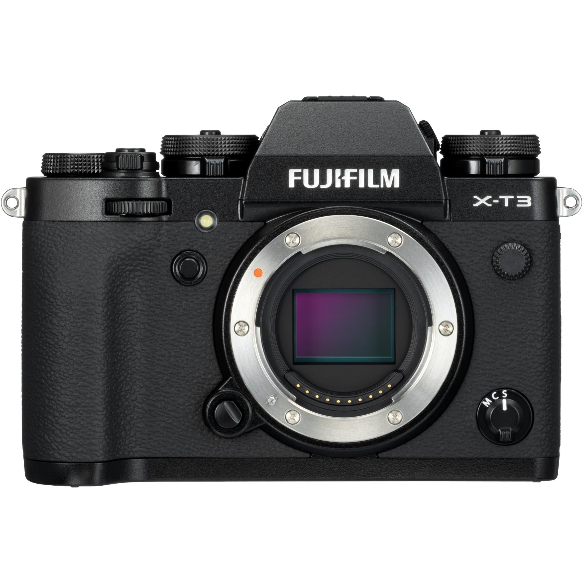 fujifilm x-t3ww mirrorless camera [body only] (black)