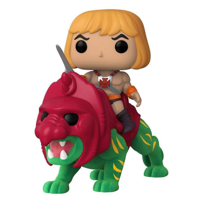 flocked he man funko pop