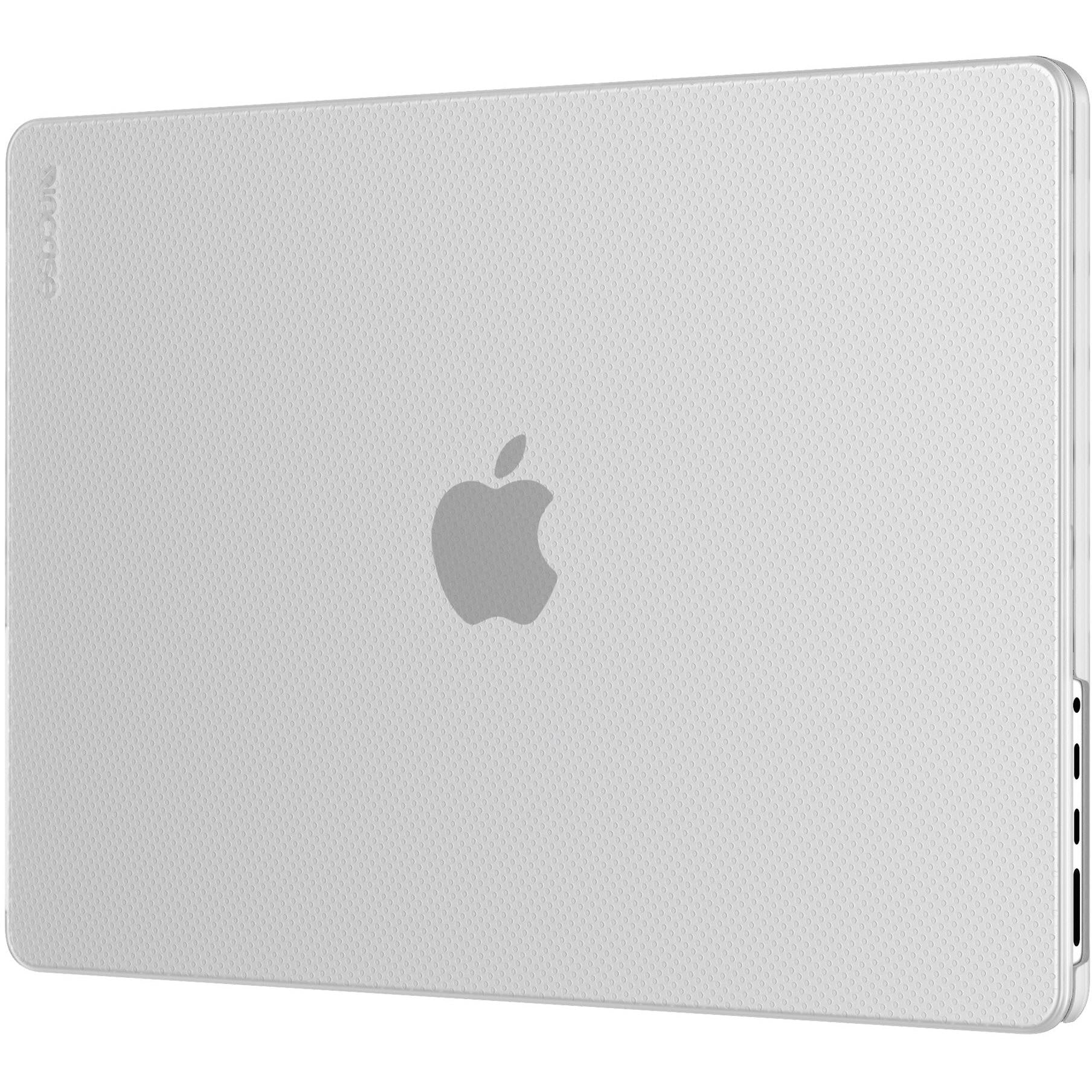 incase hardshell case for macbook pro 14" 2021 dots (clear)