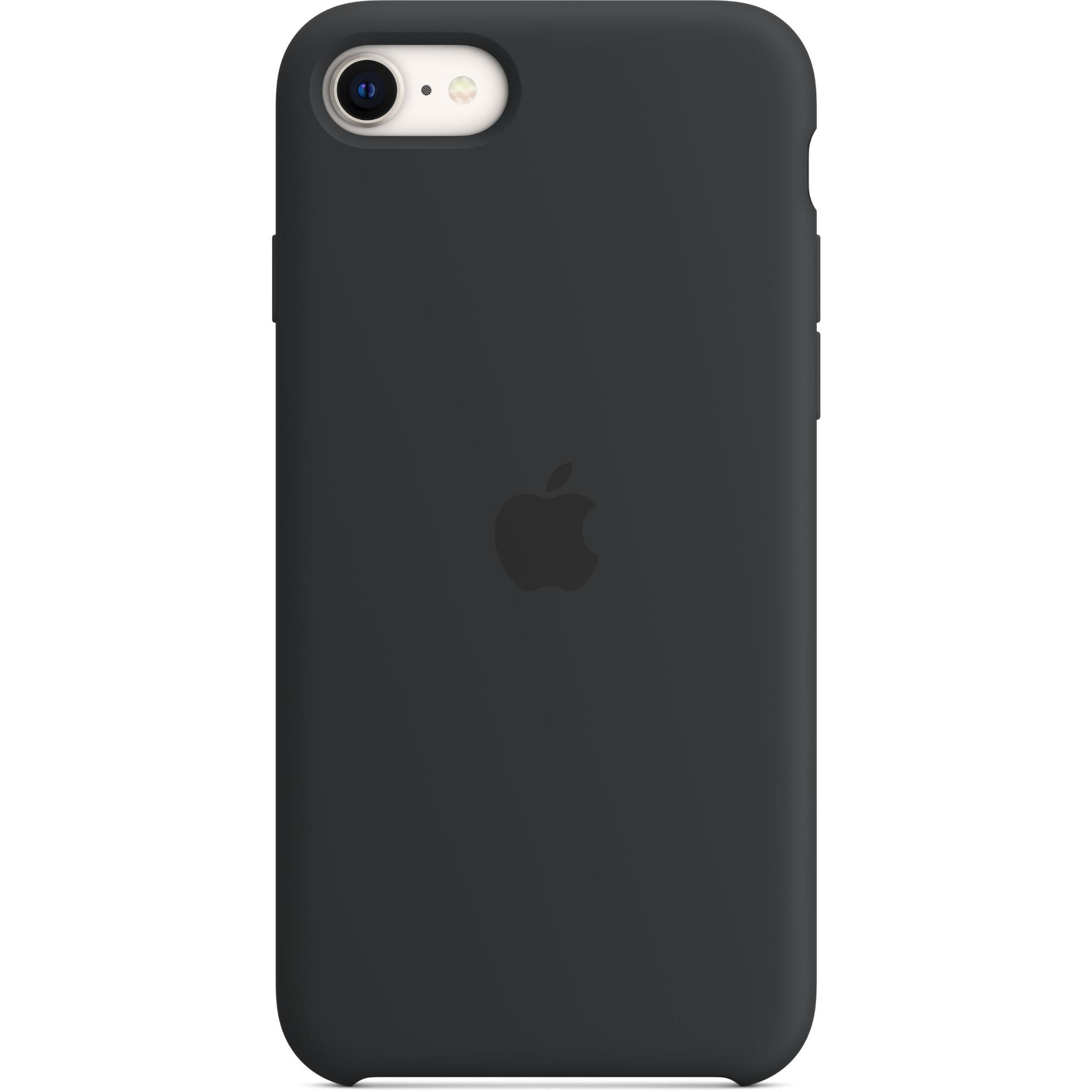 apple iphone se silicone case (midnight)