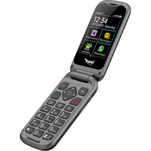 Opel Mobile Flip Phone 6 128MB/32GB Black