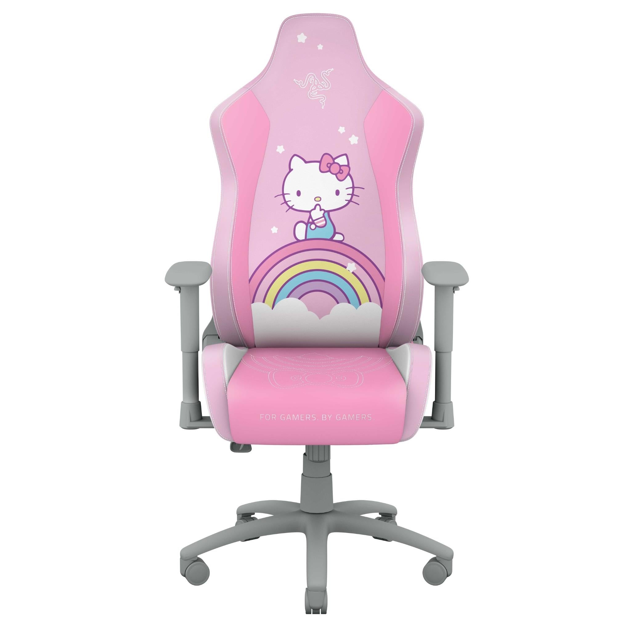 razer iskur x ergonomic gaming chair (hello kitty and friends edition)