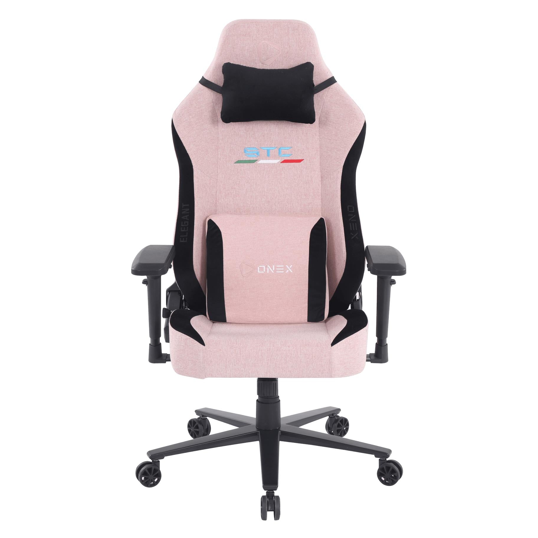 onex stc elegant xl series gaming chair (pink)