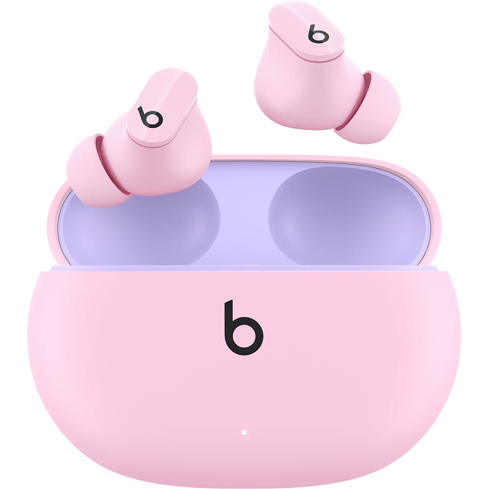 beats studio buds true wireless noise cancelling in-ear headphones (sunset pink)