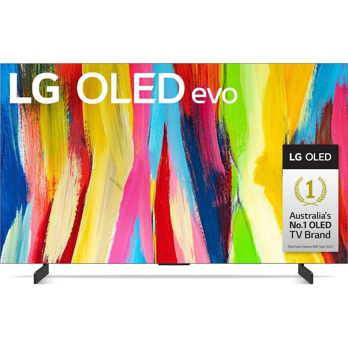 lg 42" c2 self lit oled evo 4k uhd smart tv [2022]