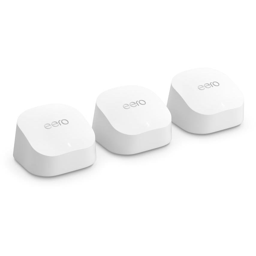 eero 6+ mesh dual band wi-fi 6 router (3 pack)