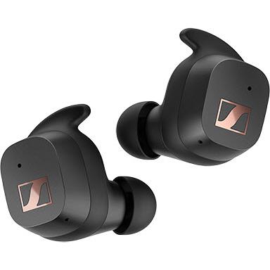 sennheiser sport true wireless in-ear headphones (black)