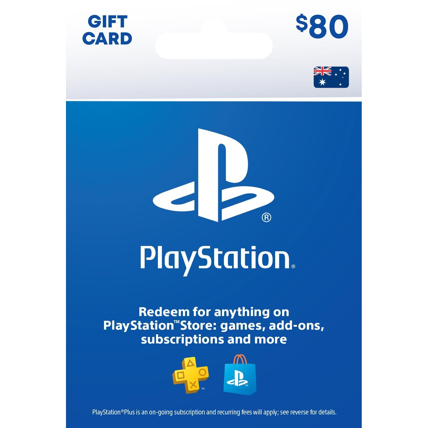 playstation store $80 gift card (digital download)