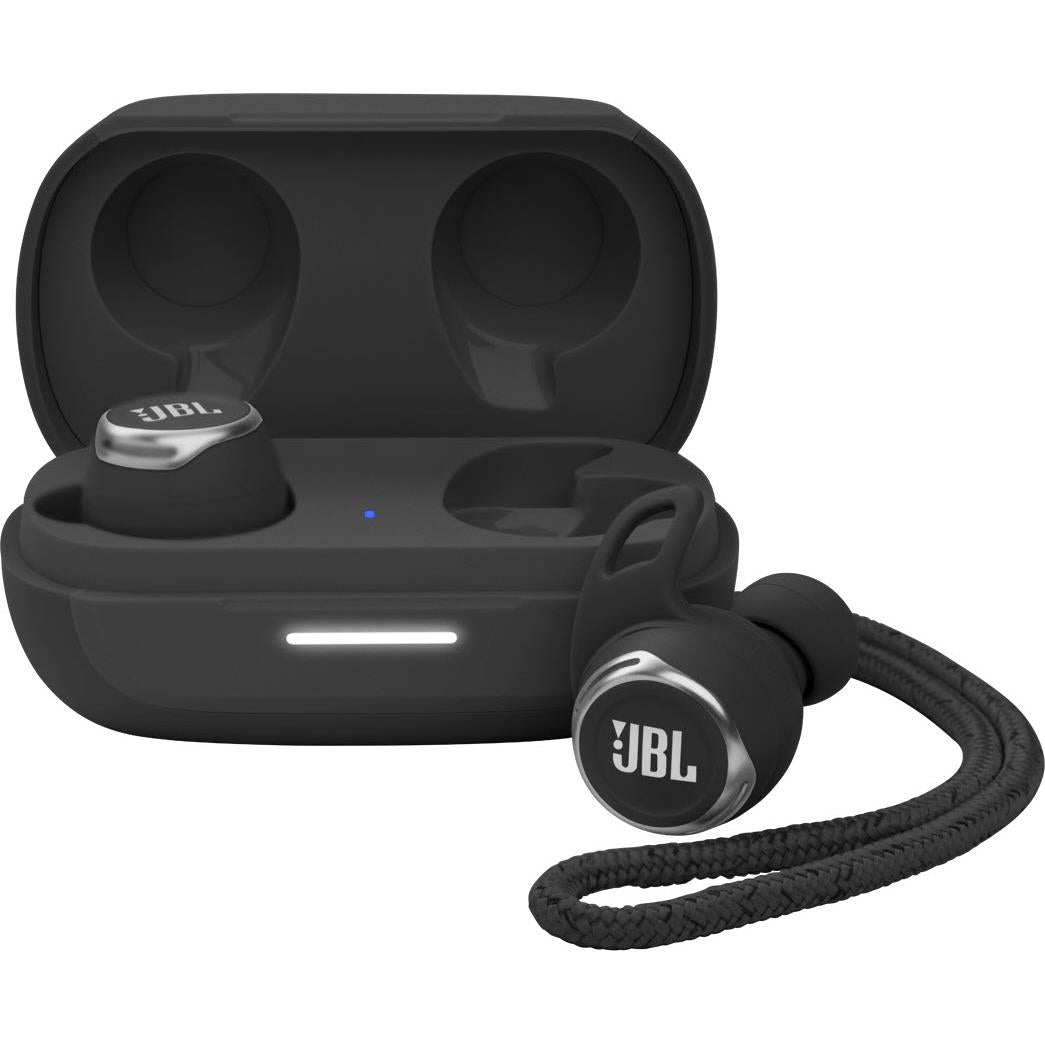 jbl reflect flow pro+ noise cancelling tws in-ear headphones (black)