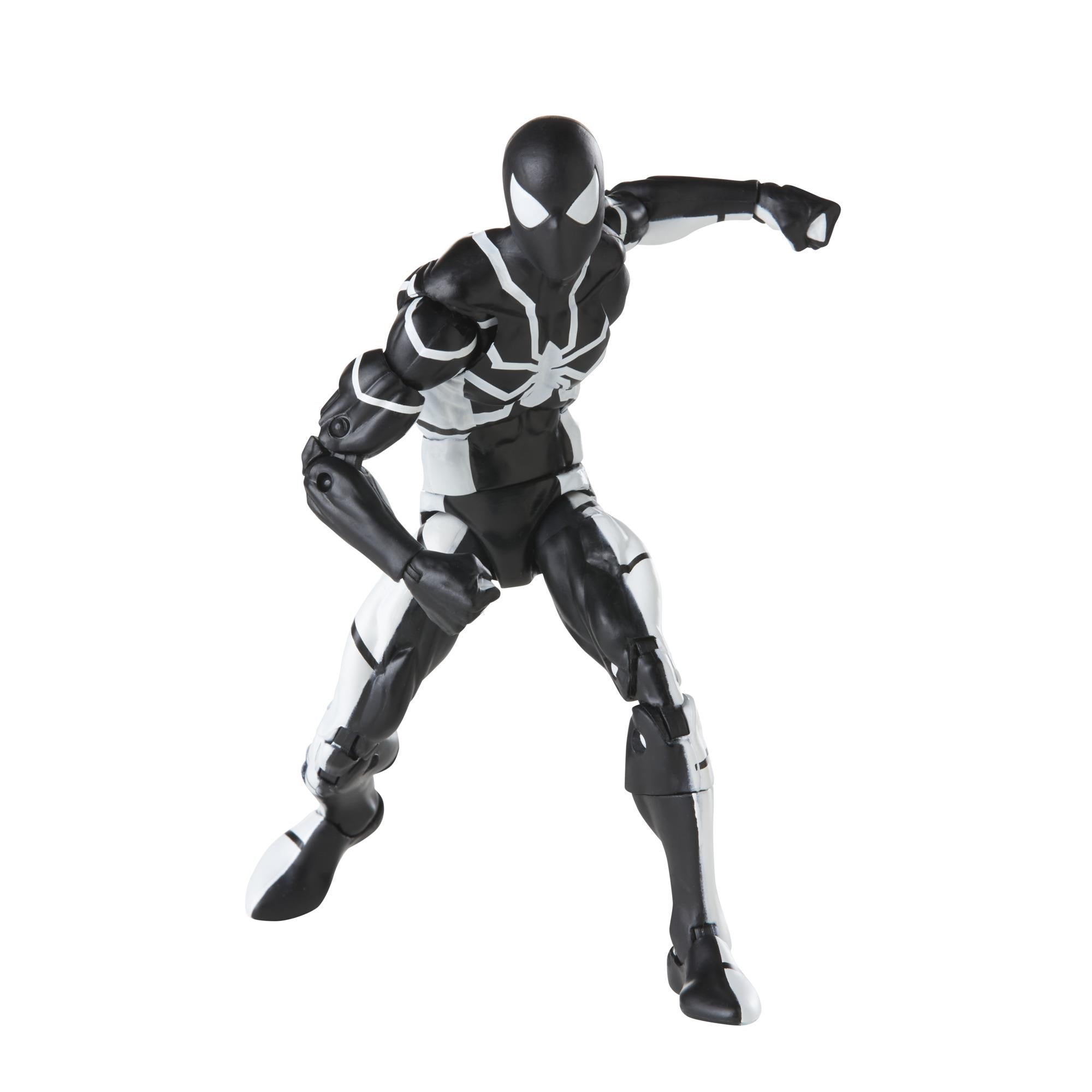 marvel legends series - future foundation spider-man (stealth suit) figure (60th anniversary)