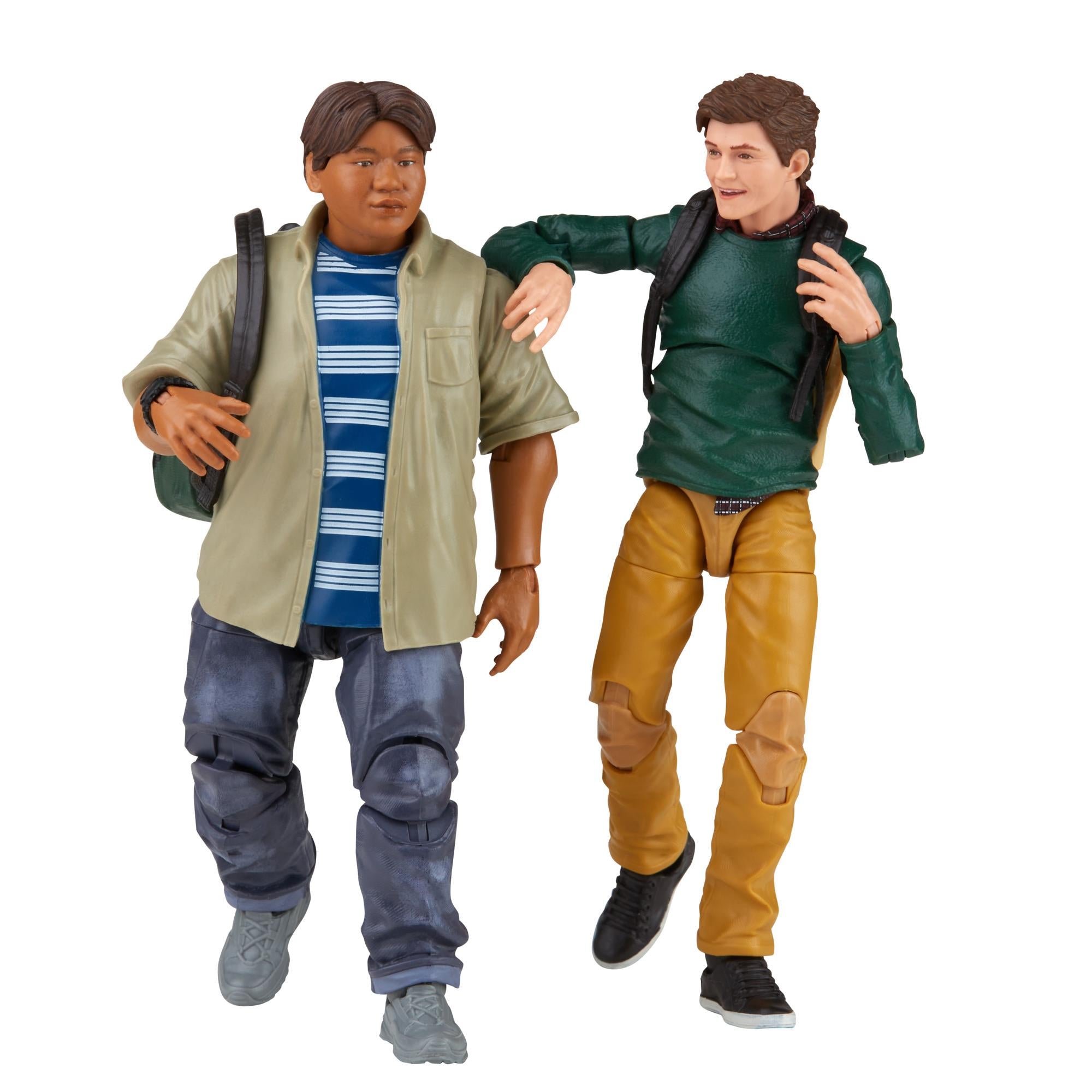 marvel - legends series: spider-man 2-pack - peter parker & ned leeds figures (60th anniversary)