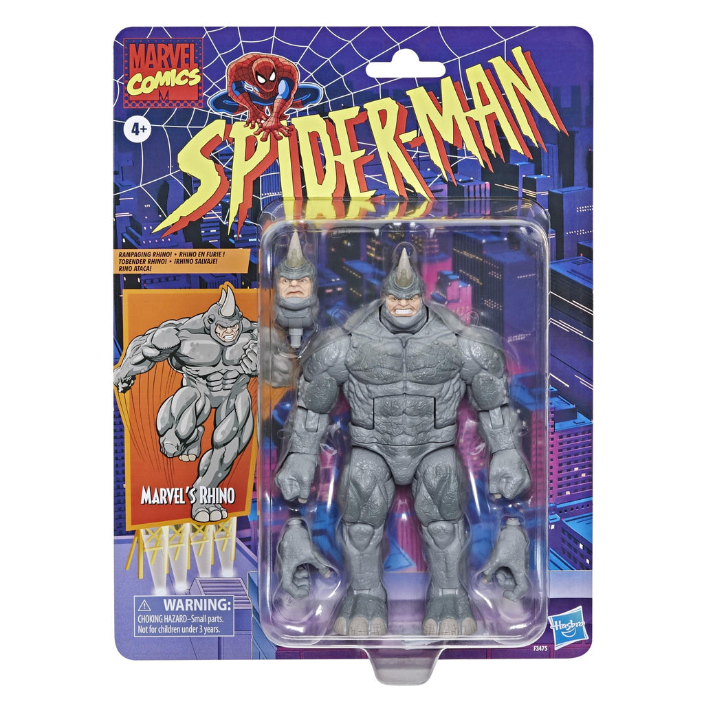 Marvel Legends Series Spider-Man Marvel's Rhino Retro Figure - JB Hi-Fi