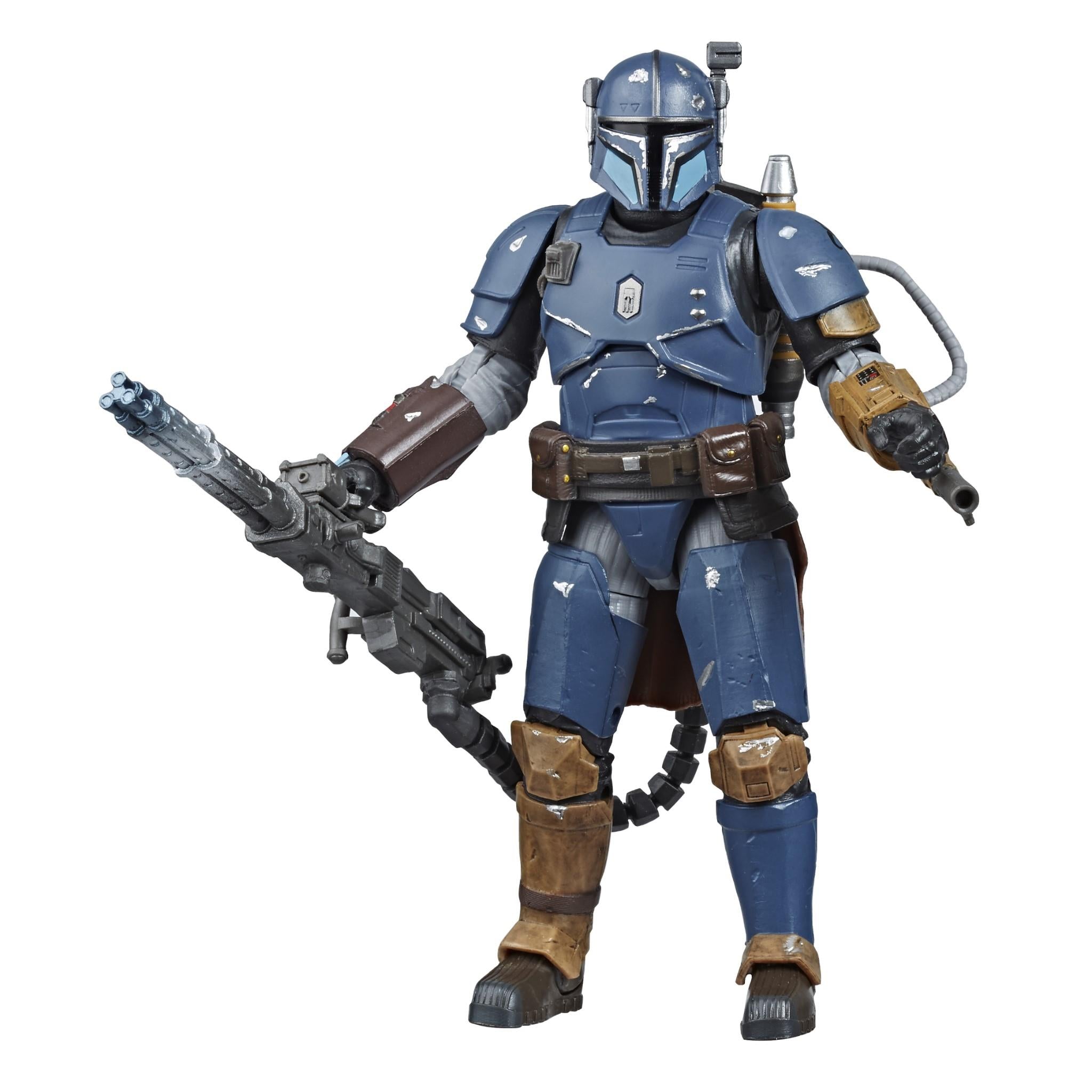star wars - the black series heavy infantry mandalorian deluxe action figure