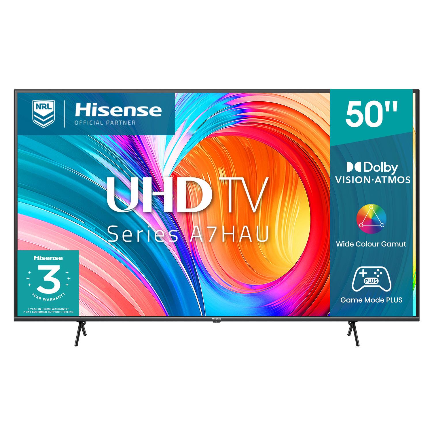 hisense 50" a7hau 4k uhd led smart tv [2022]