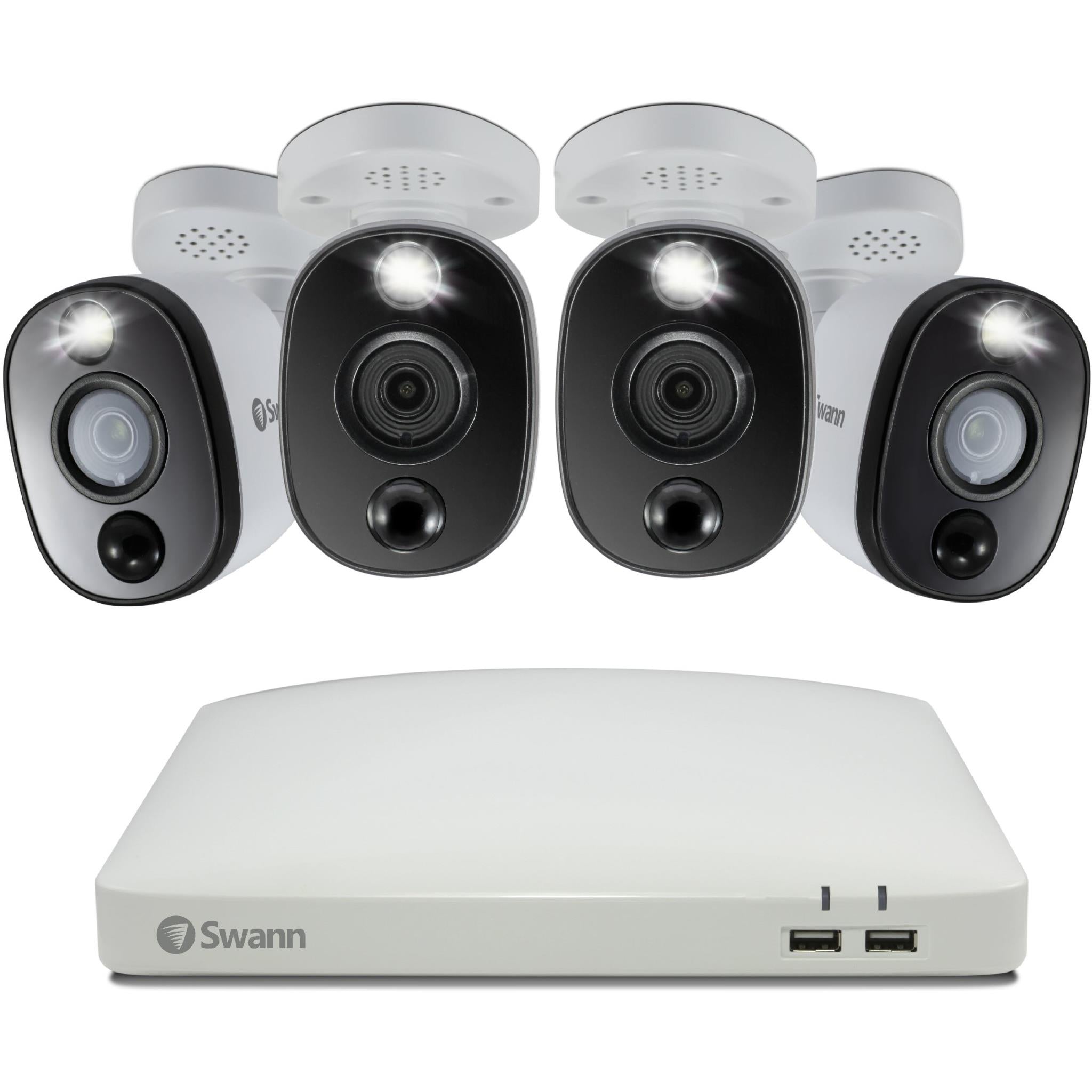 swann 4 camera 4 channel 4k ultra hd 1tb dvr security system