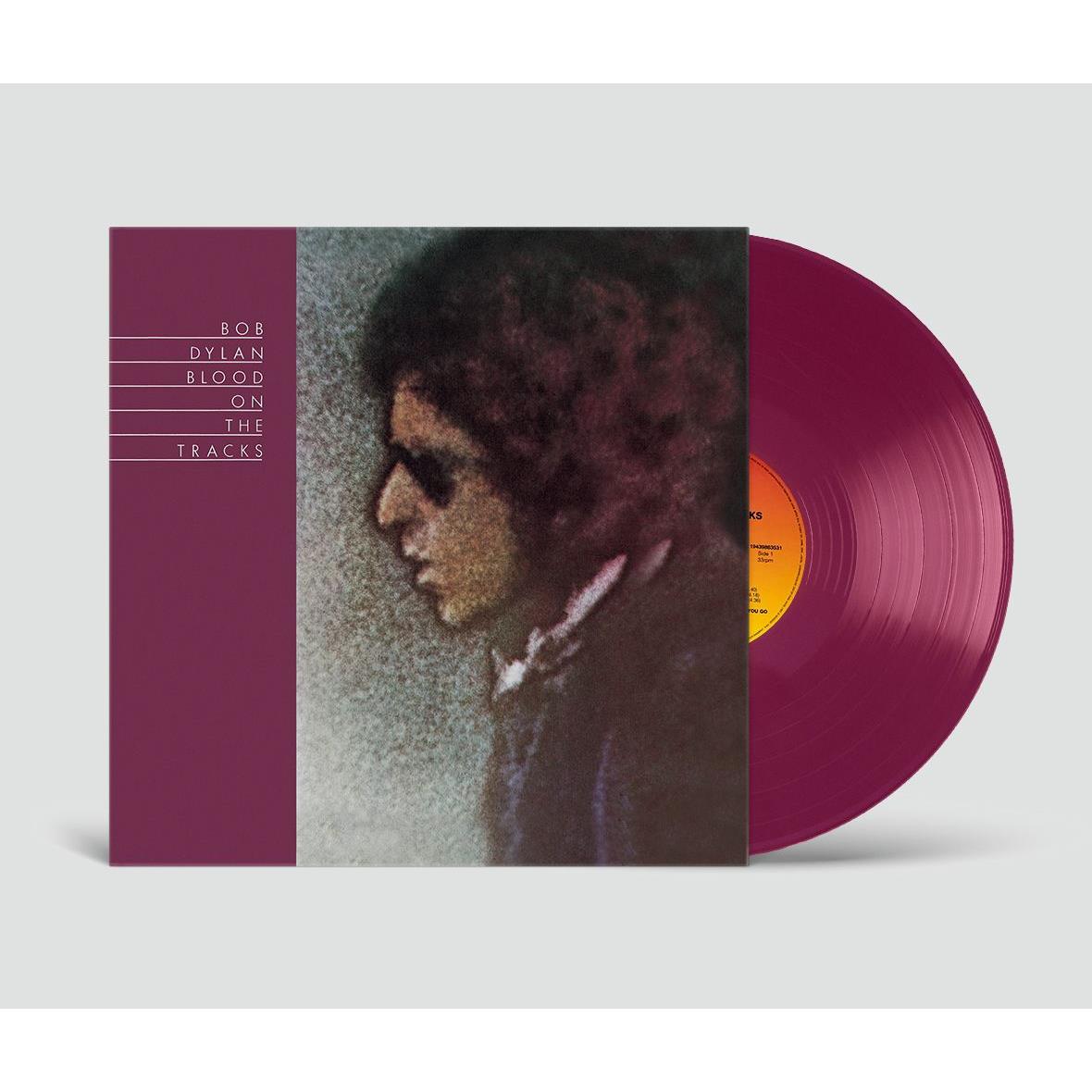 blood on the tracks (jb hi-fi exclusive raspberry beret vinyl)