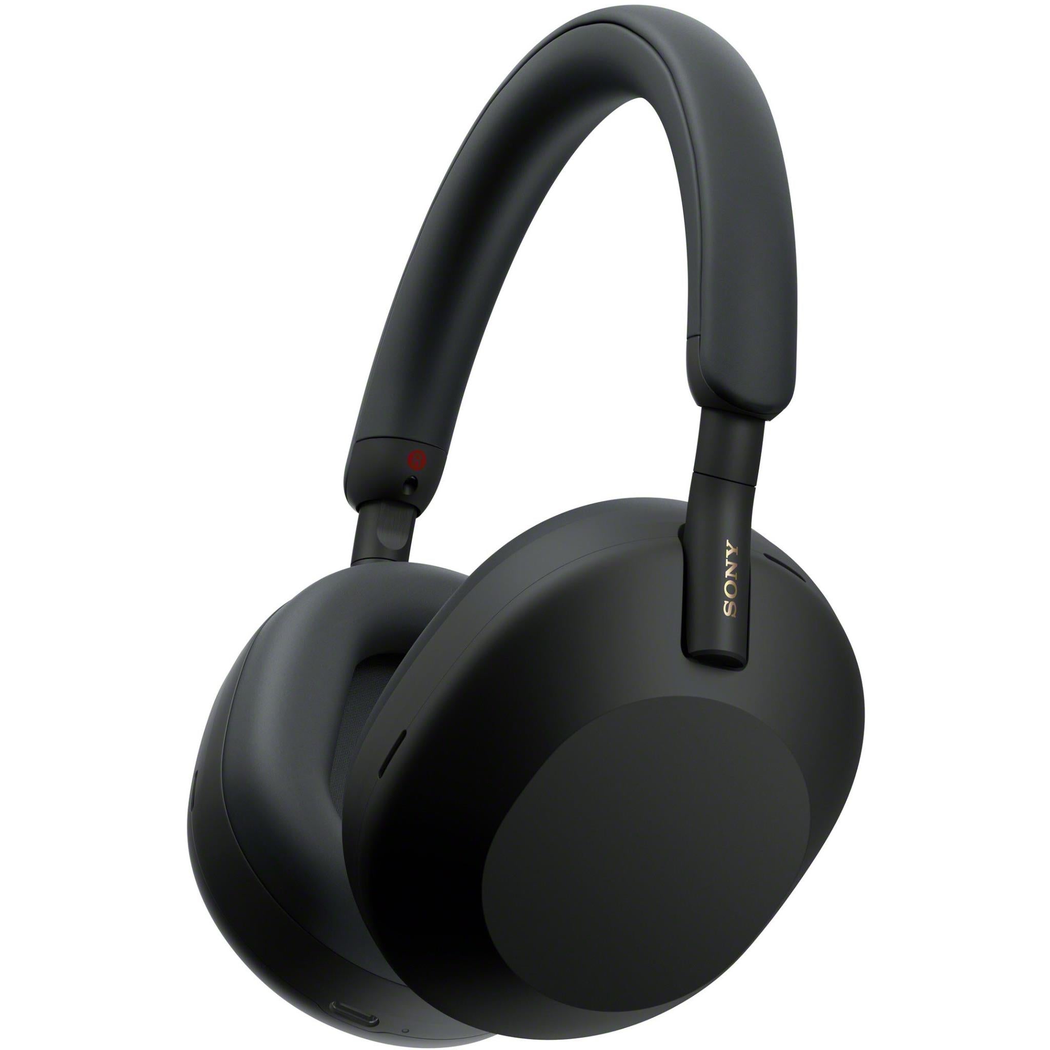 sony wh-1000xm5 premium noise cancelling wireless over-ear headphones (black)